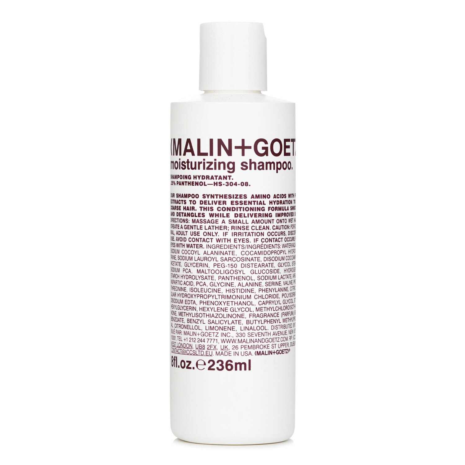 MALIN+GOETZ Moisturizing Shampoo. 236ml/8oz