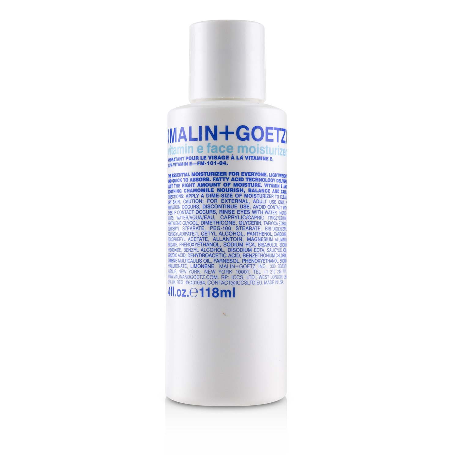 MALIN+GOETZ مرطب للوجه بفيتامين E 118ml/4oz