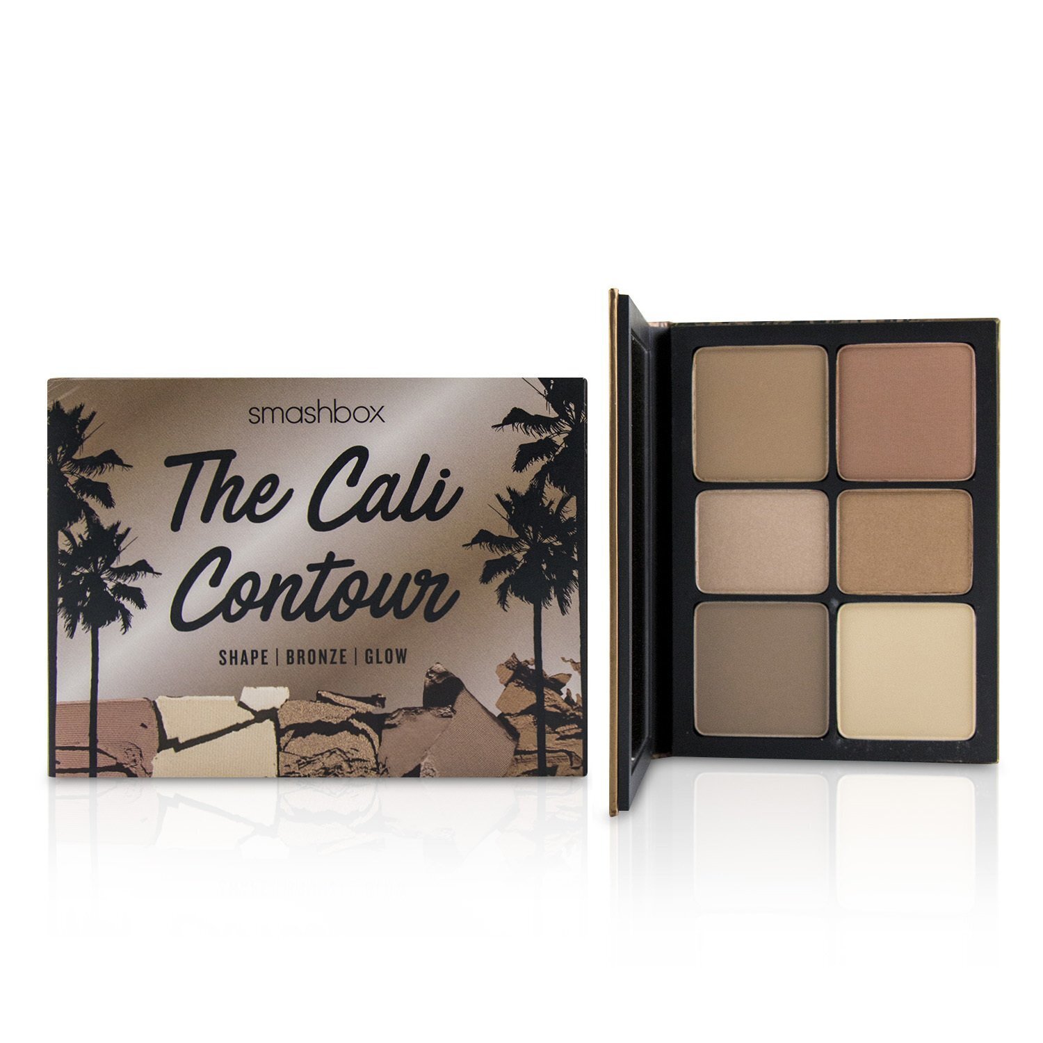 Smashbox Paleta do makiajżu The Cali Contour Shape/ Bronze/ Glow Palette 20.56g/0.69oz