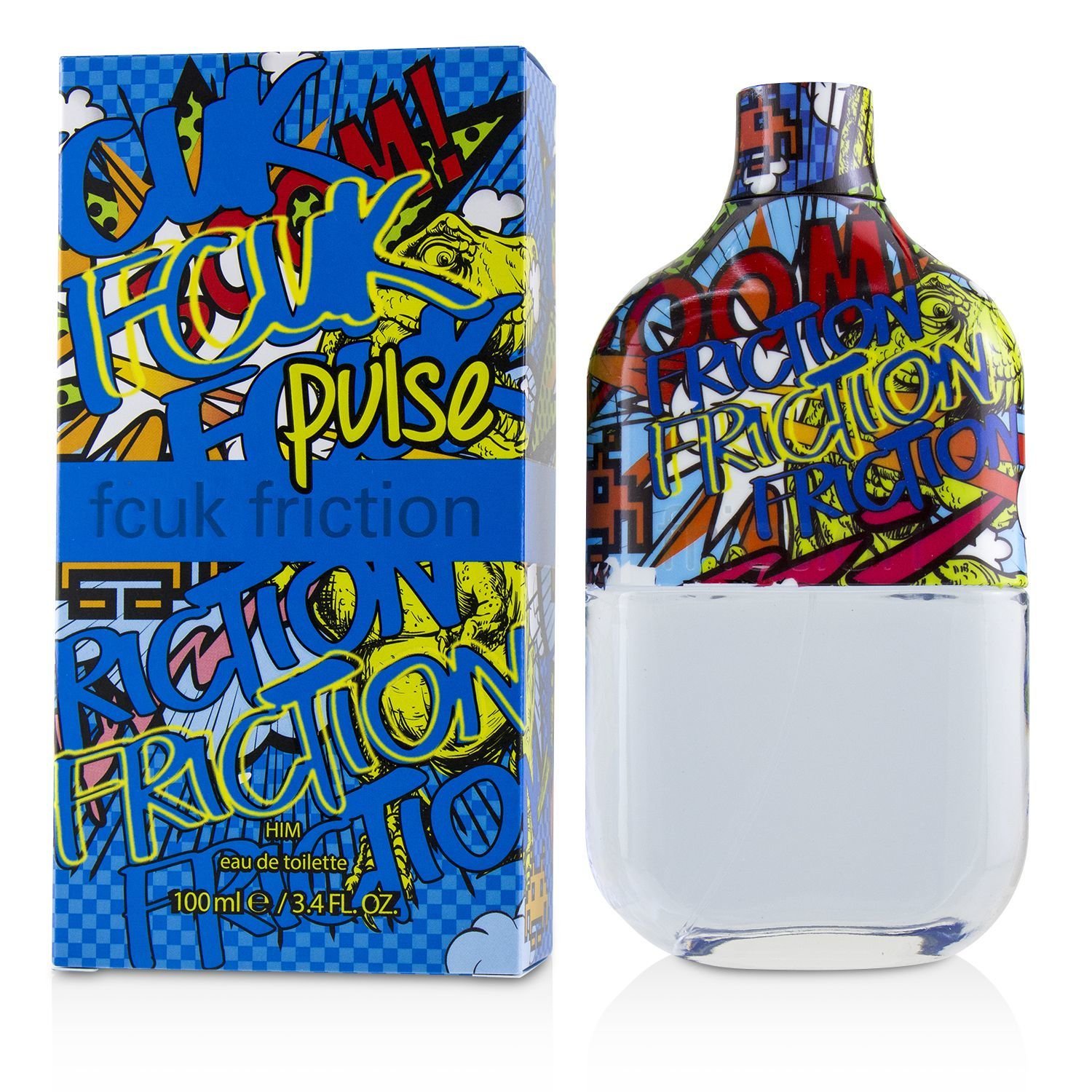 French Connection UK Fcuk Friction Pulse Eau De Toilette Spray 100ml/3.4oz