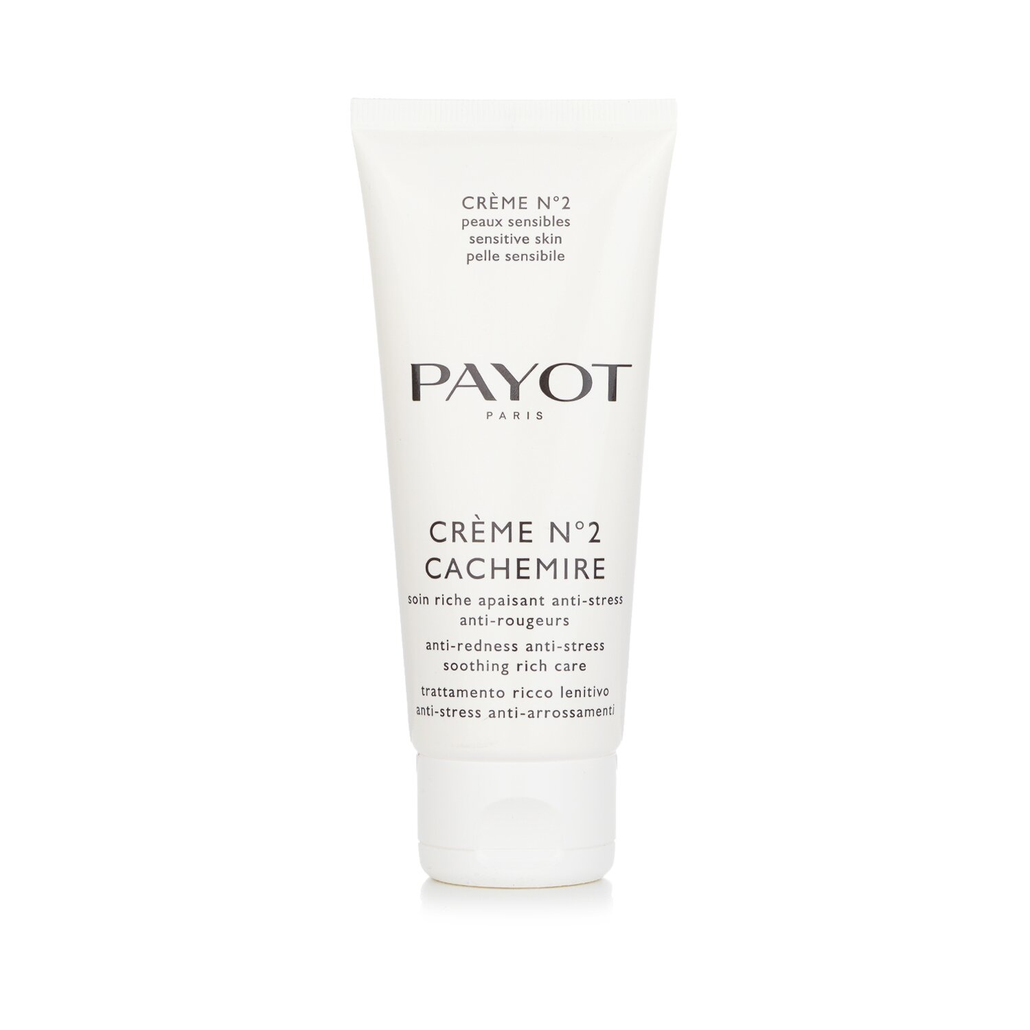 Payot Creme No 2 Cachemire Cuidado Rico Calmante Anti-Estrés Anti-Enrojecimiento (Tamaño Salón) 100ml/3.3oz