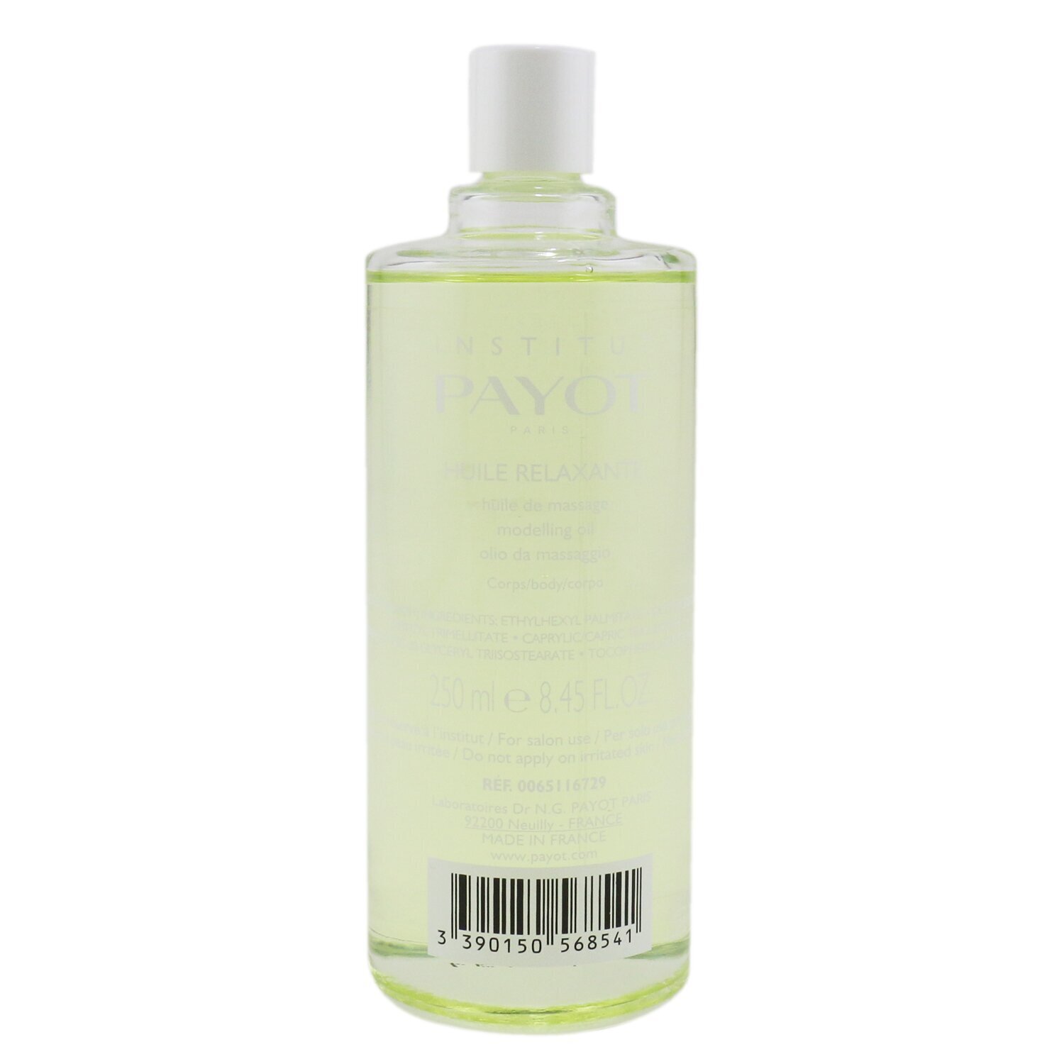 Payot Huile Relaxante - Óleo de Massagem Corporal (Jasmim e Chá Branco) (Produto de Salão) 250ml/8.45oz