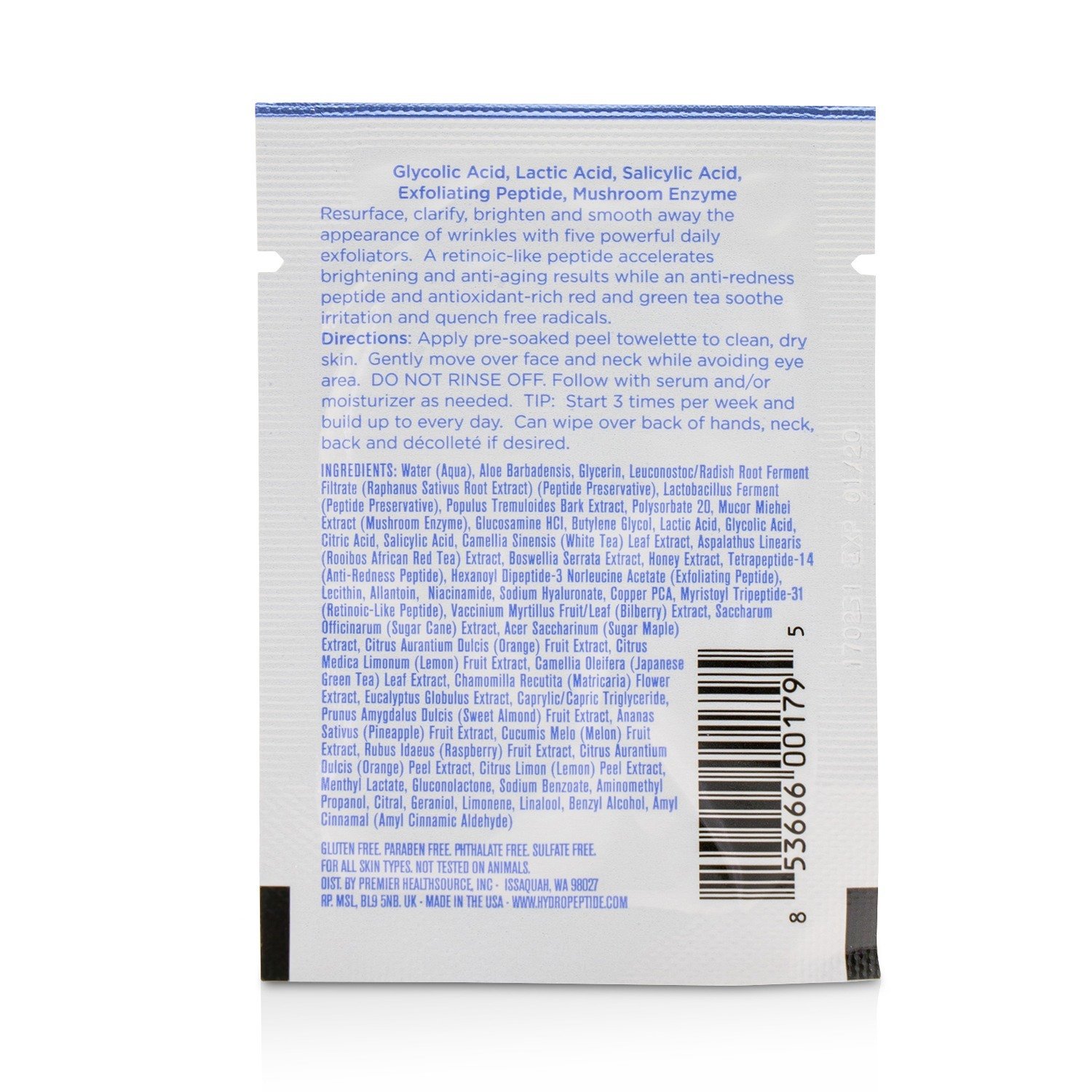HydroPeptide 5X Power Peel Daily Resurfacing Pads 30pads