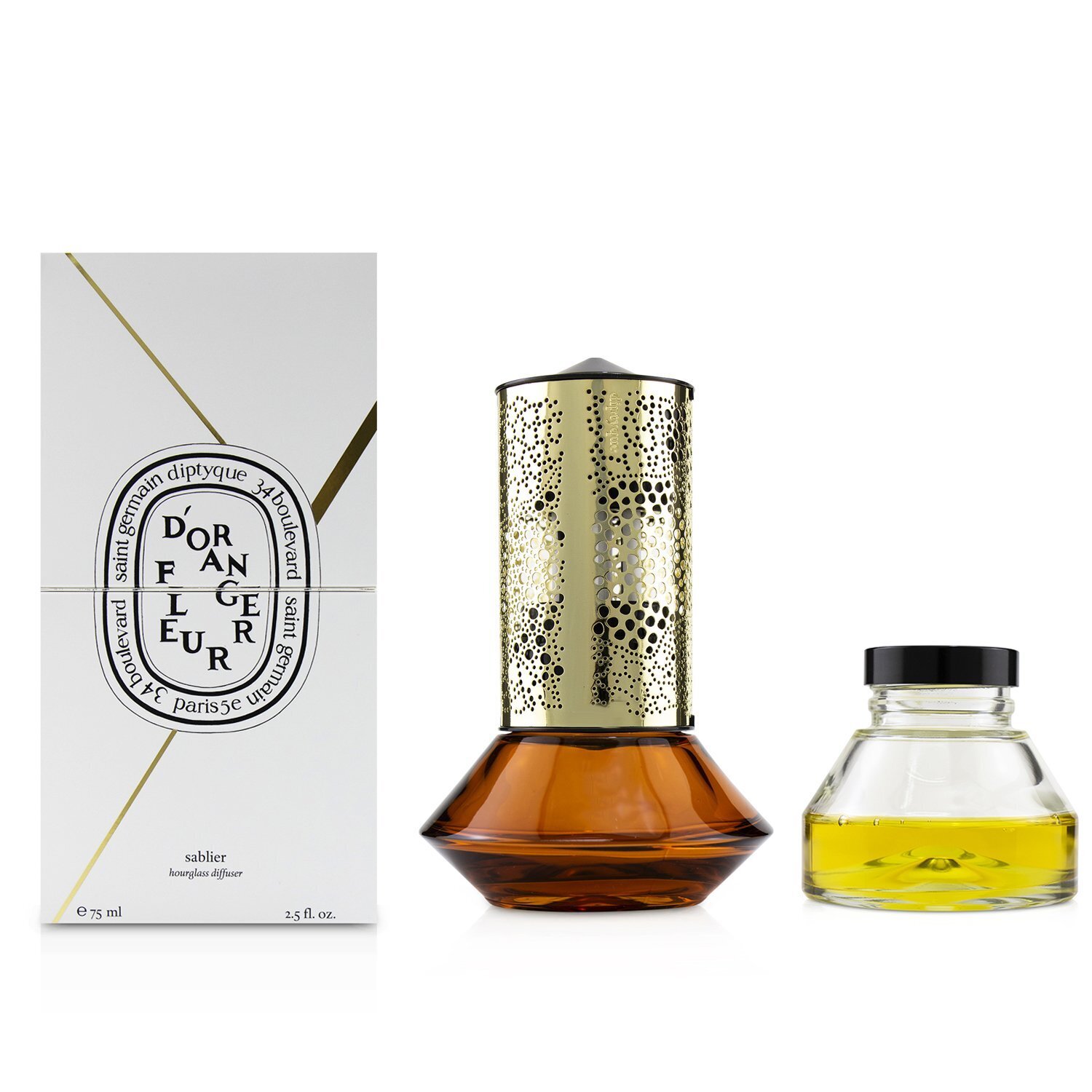 Diptyque Hourglass Diffuser - Fleur D'Oranger (Orange Blossom) 75ml/2.5oz