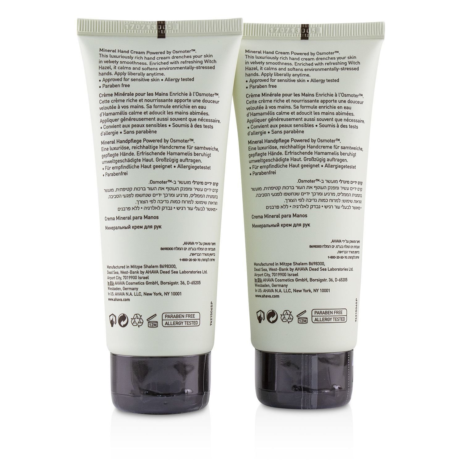 Ahava Elements Of Love Mineral Hand Duo (2x Deadsea Water Mineral Hand Cream 100ml/3.4oz) 2x100ml/3.4oz