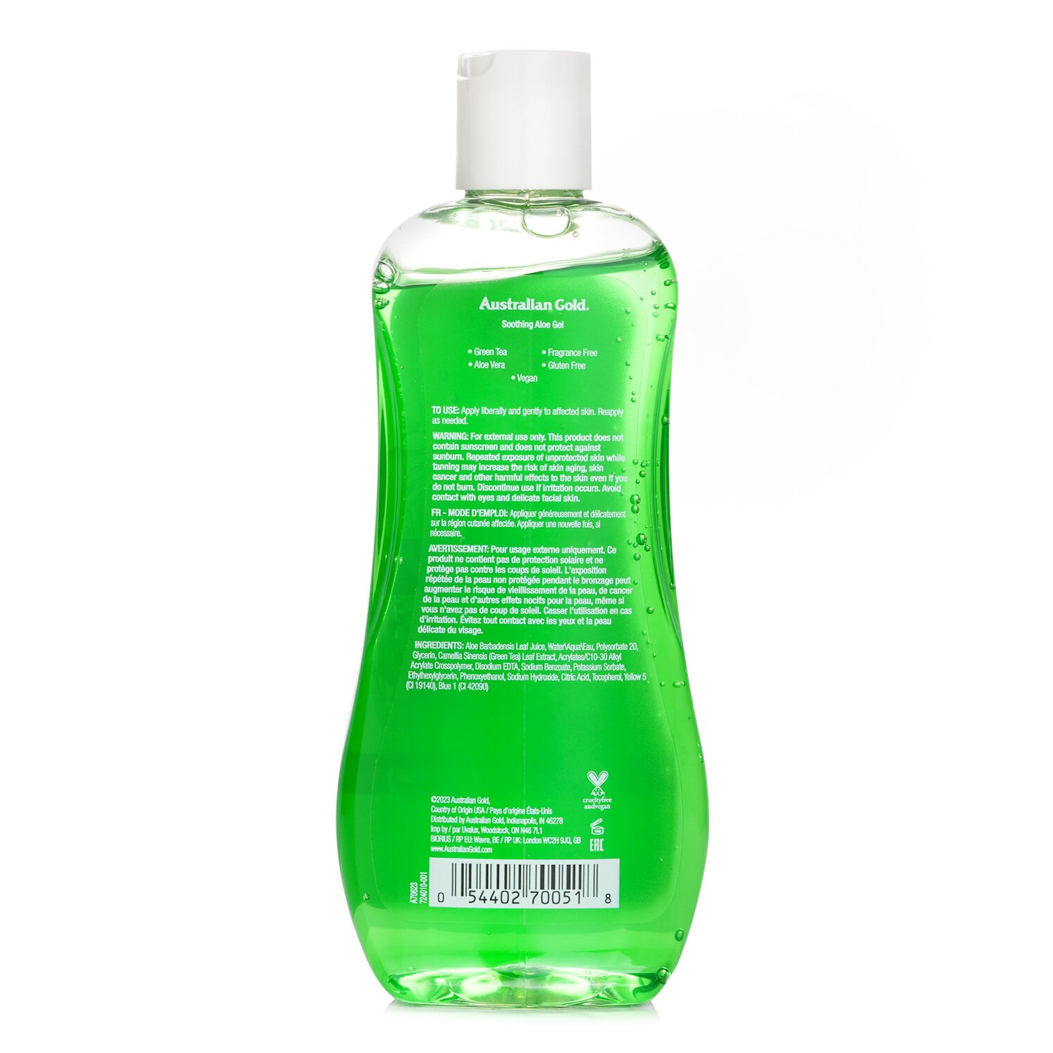 Australian Gold Soothing Aloe After Sun Gel 237ml/8oz