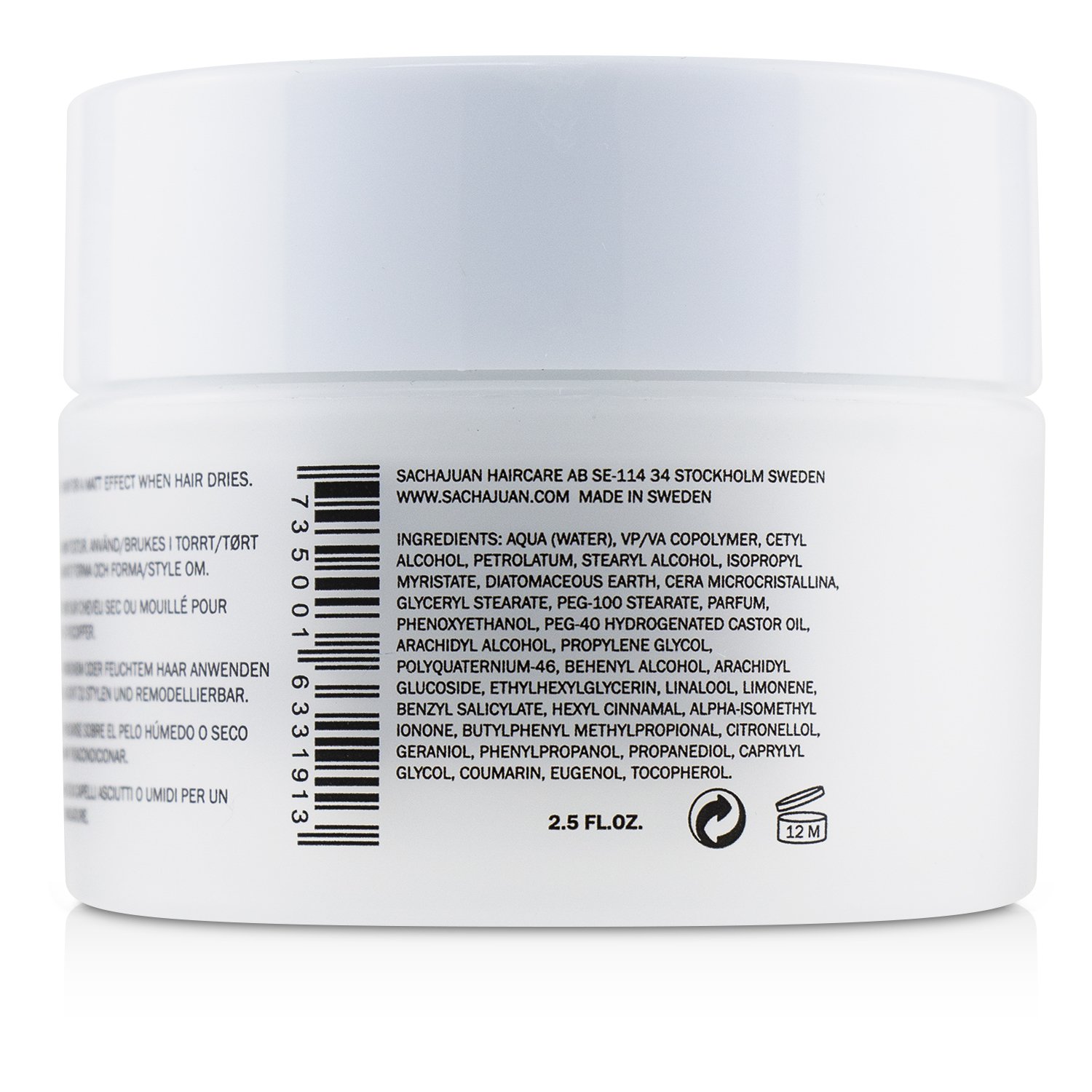 Sachajuan Matt Wax 75ml/2.5oz