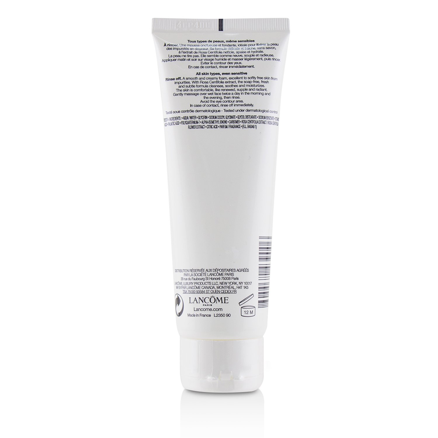 Lancome Mousse Douceur Gentle Cleansing Foam With Rose Extract - For All Skin Types 125ml/4.2oz