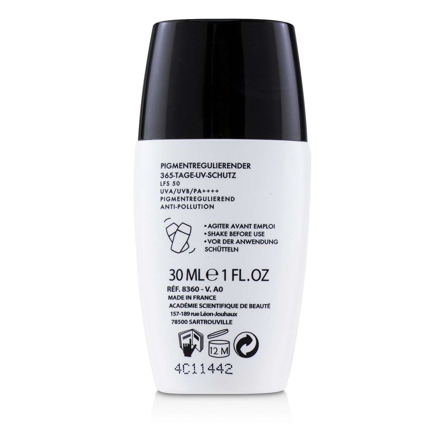 Academie 365 White UV Screen SPF 50 30ml/1oz