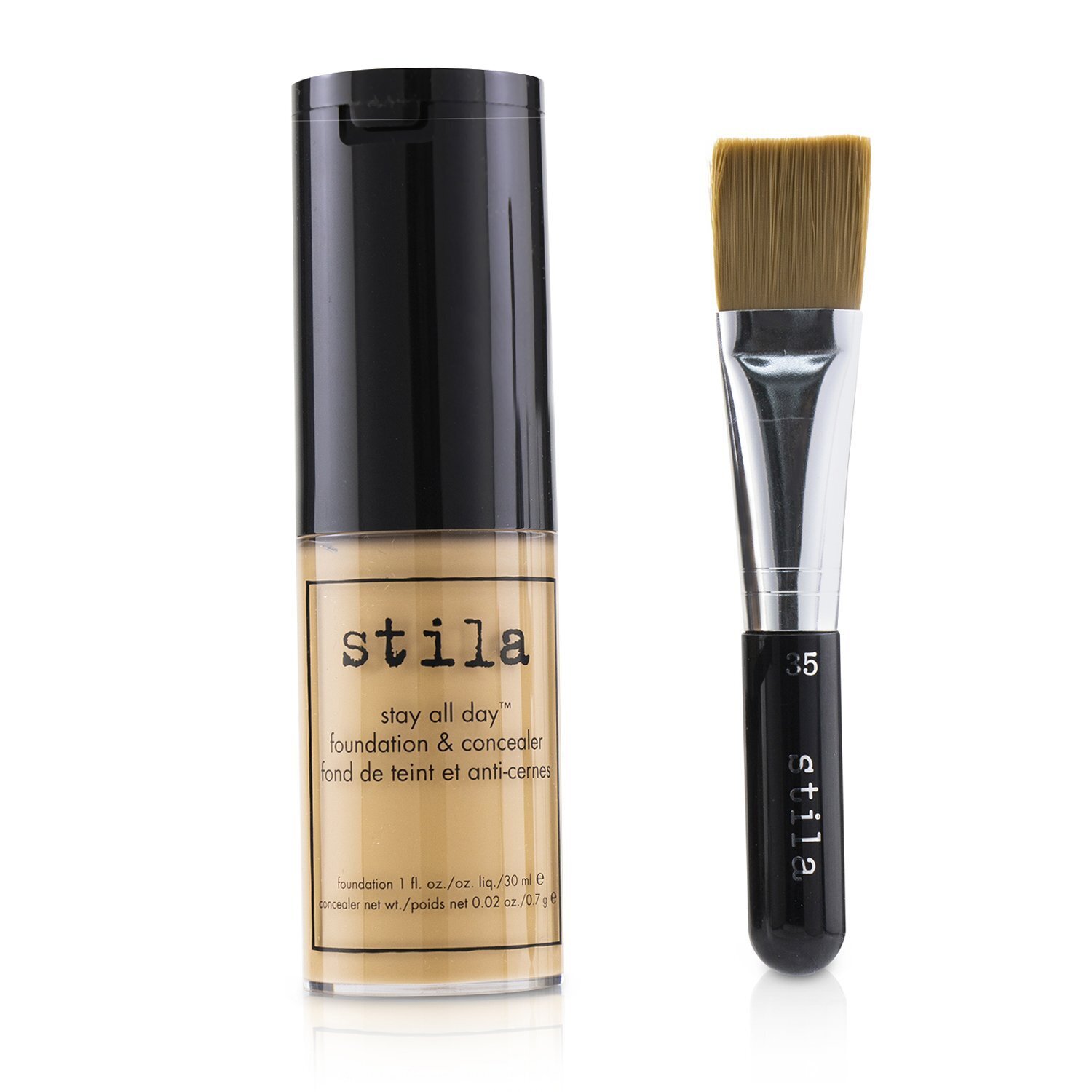 Stila Stay All Day Foundation, Concealer & Brush Kit 2pcs