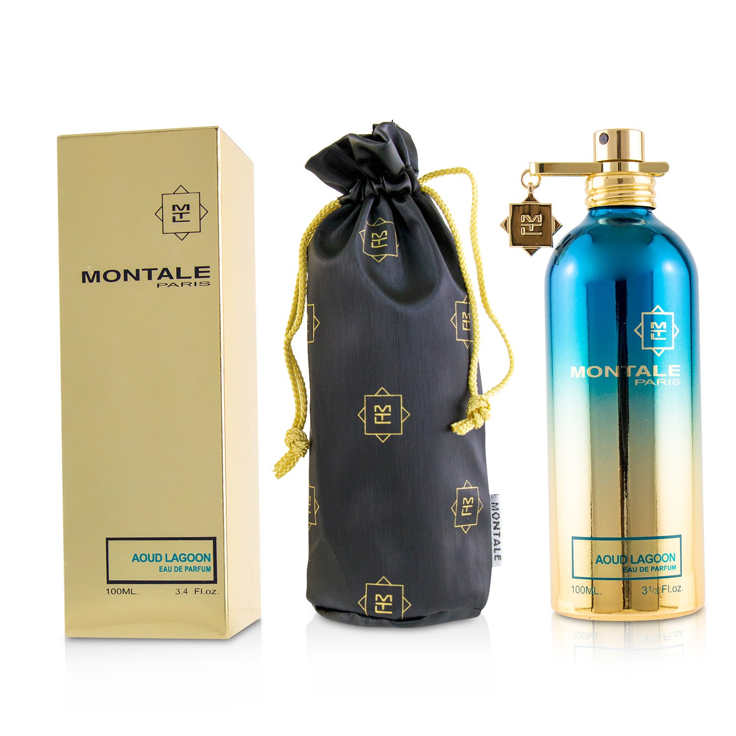 Montale Aoud Lagoon Eau De Parfum Spray 100ml/3.4oz