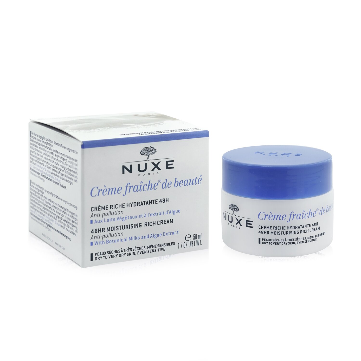 Nuxe Krem do twarzy Creme Fraiche De Beaute 48HR Moisturising Rich Cream - For Dry To Very Skin, Even Sensitive 50ml/1.7oz