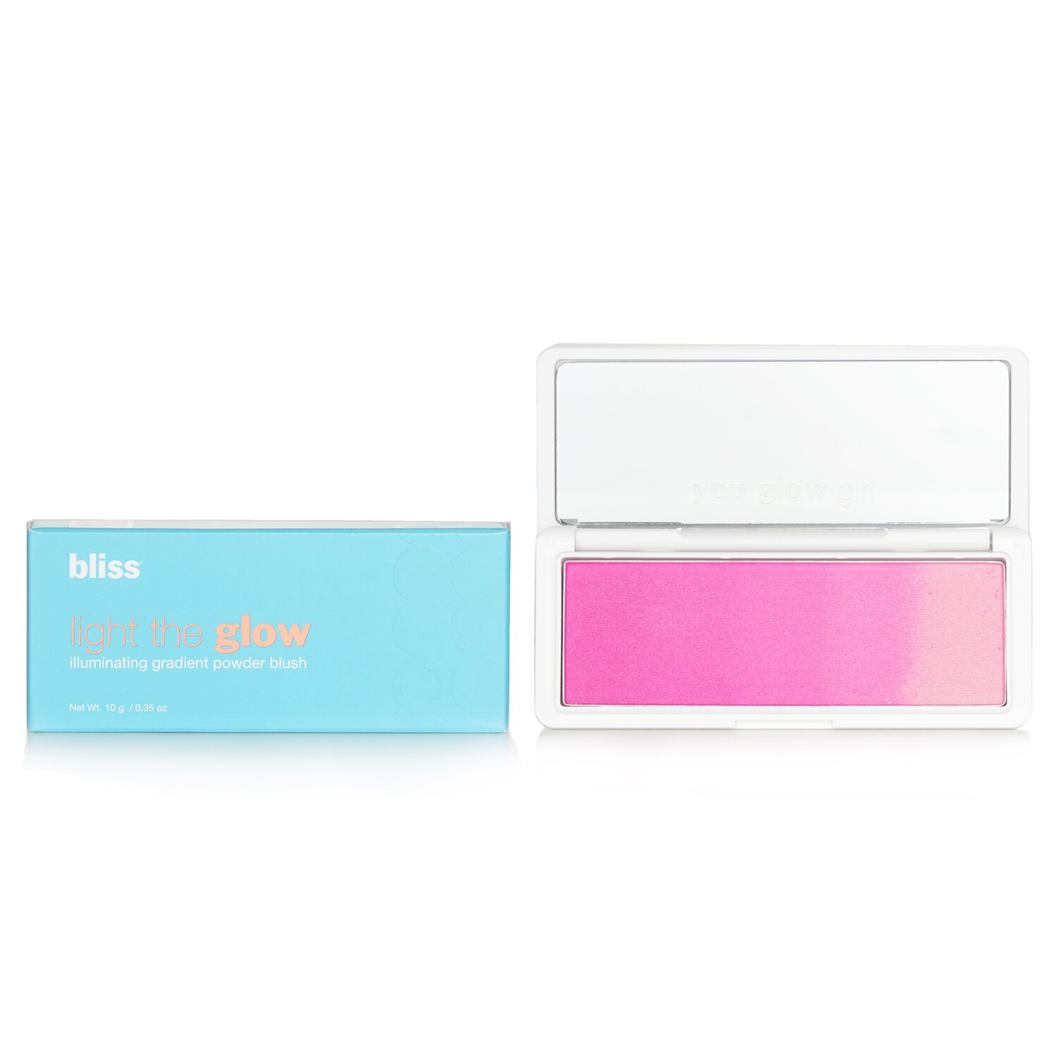 Bliss 必列斯 亮澤腮紅Light the Glow Illuminating Gradient Powder Blush 10g/0.35oz