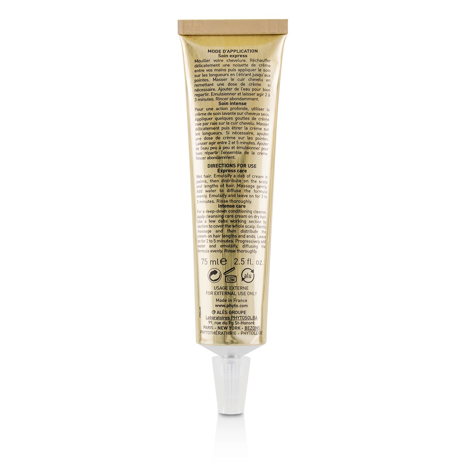 Phyto Phytoelixir Crema Cuidado Limpiador (Cabello Ultra-Seco) 75ml/2.5oz