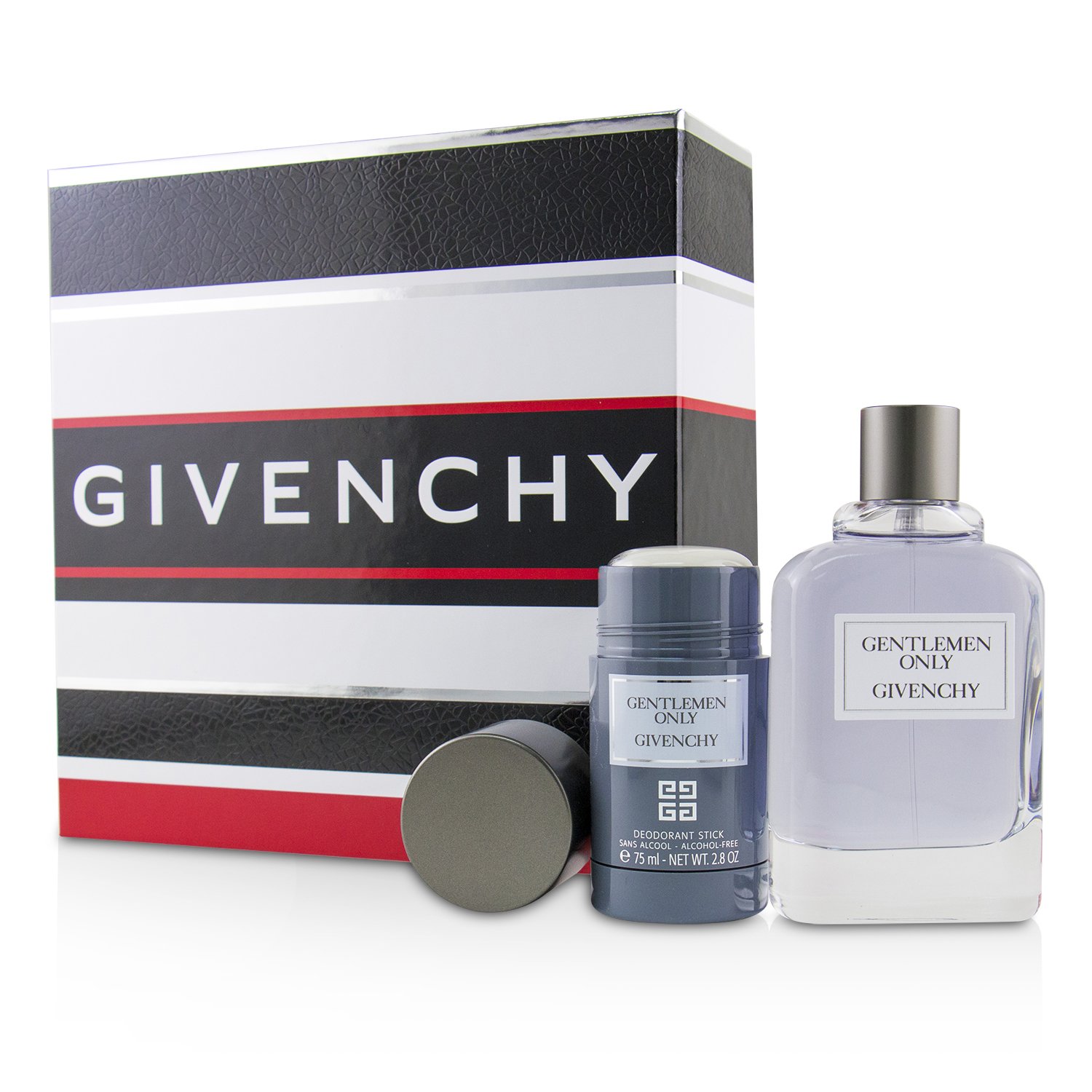 Givenchy Gentlemen Only Coffret: Eau De Toilette Spray 100ml/3.3oz + Alcohol-Free Deodorant Stick 75ml/2.8oz 2pcs