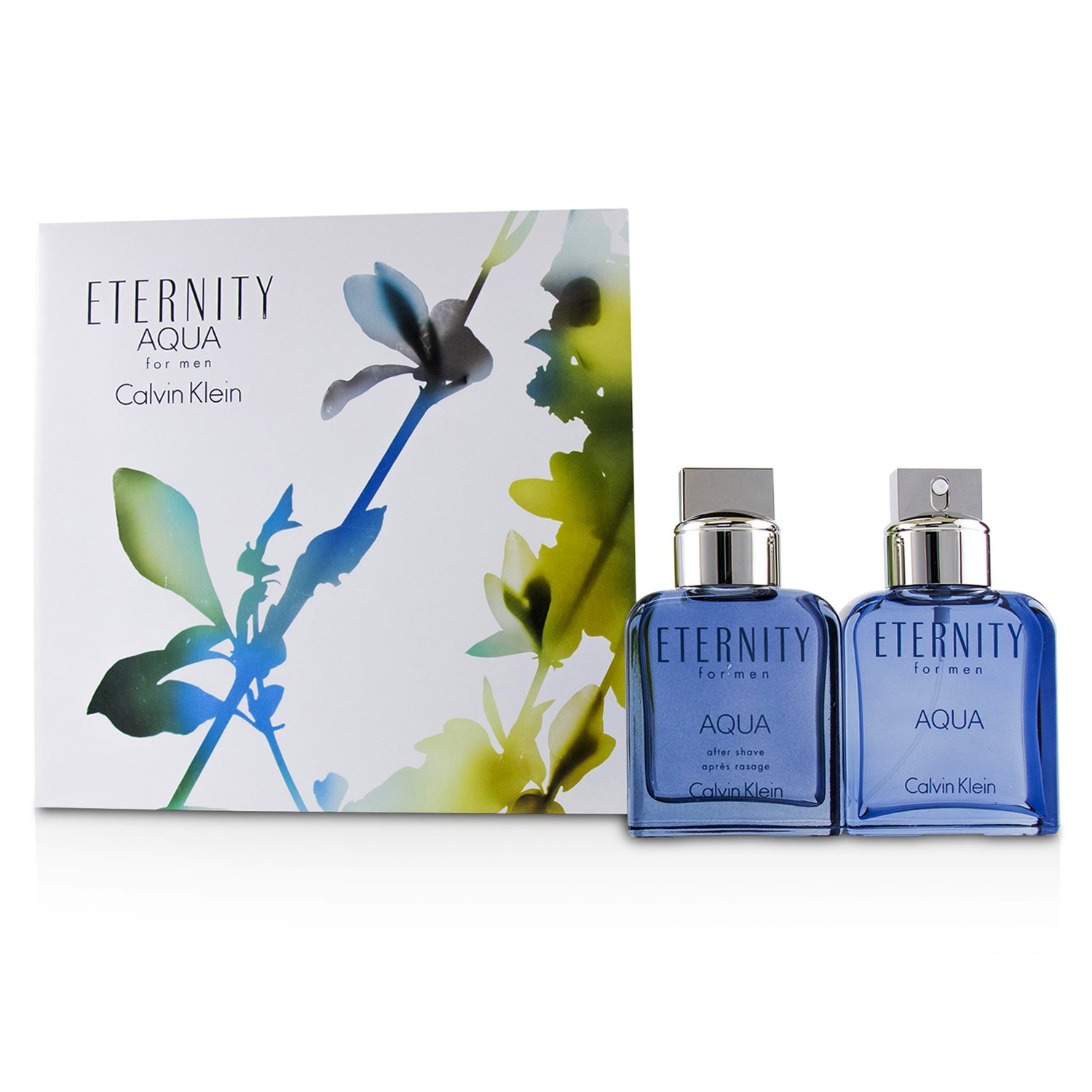 Calvin Klein Eternity Aqua Coffret: Eau De Toilette Spray 100ml/3.4oz + After Shave Lotion 100ml/3.4oz 2pcs
