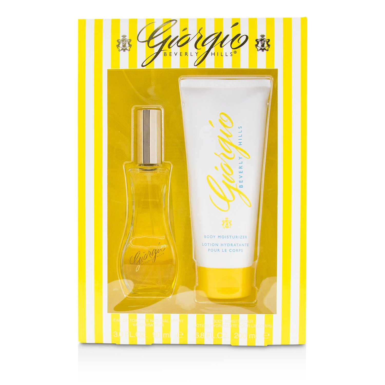 Giorgio Beverly Hills 比佛利山莊 同名女香組合Giorgio Coffret:淡香水90ml/3oz +身體滋潤乳200ml/6.8oz 2pcs