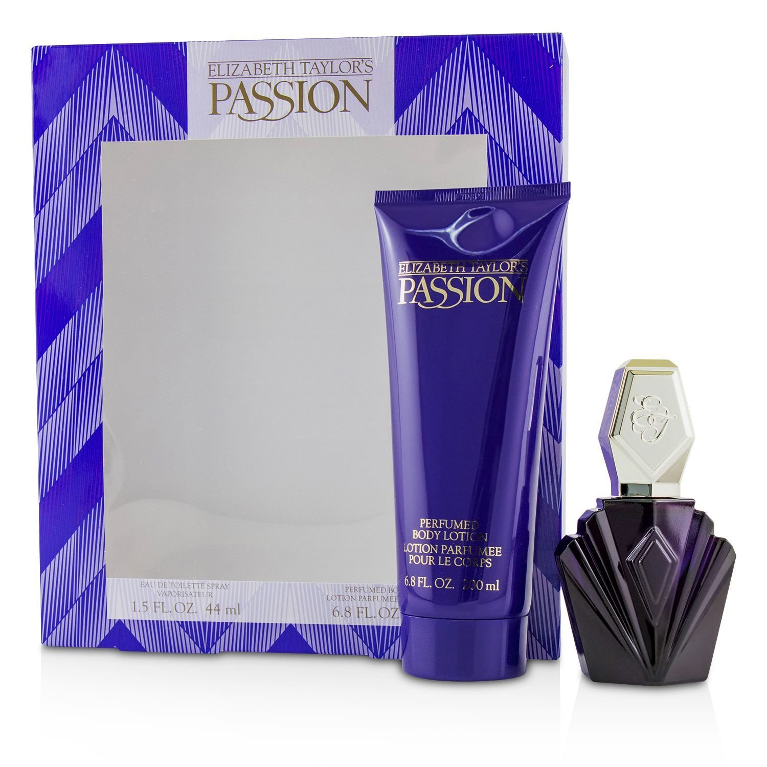 Elizabeth Taylor Passion Coffret: Eau De Toilette Spray 44ml/1.5oz + Perfumed Body Lotion 200ml/6.8oz 2pcs