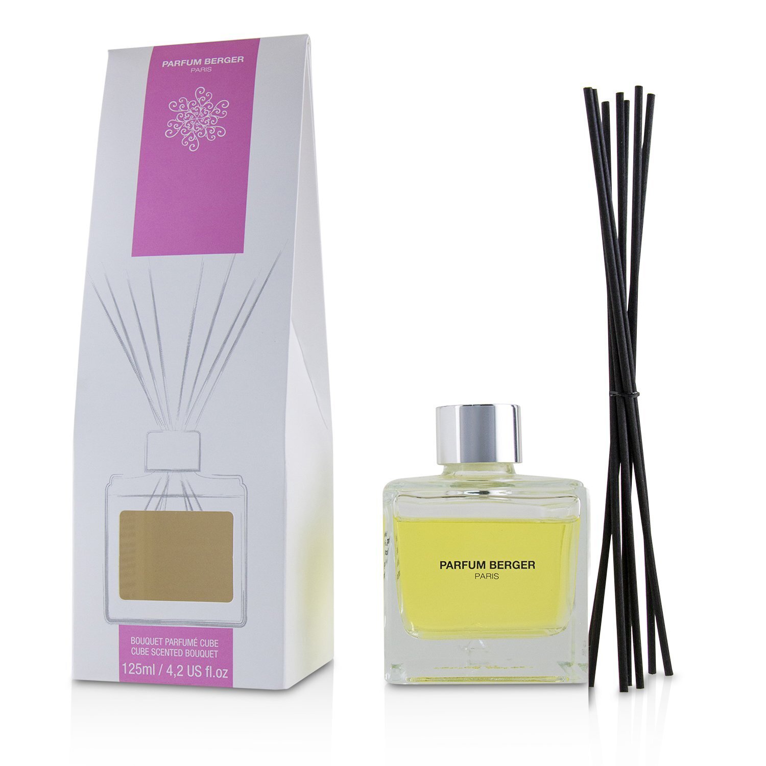 Lampe Berger (Maison Berger Paris) Cube Scented Bouquet - Ylangs' Sun 125ml/4.2oz