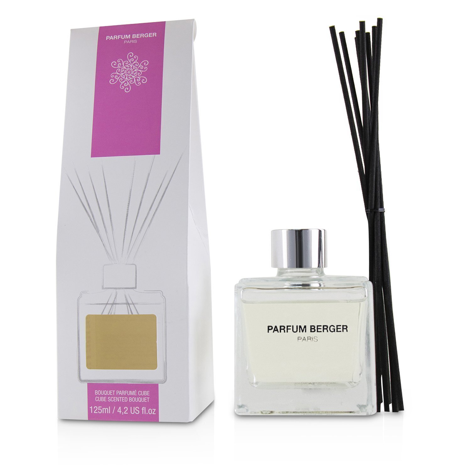 Lampe Berger (Maison Berger Paris) Cube Scented Bouquet - Silk Touch 125ml/4.2oz