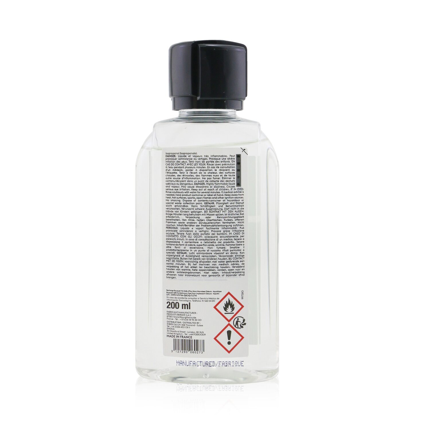Lampe Berger (Maison Berger Paris) Functional Bouquet Refill - My Home Free from Tobacco Odour 200ml