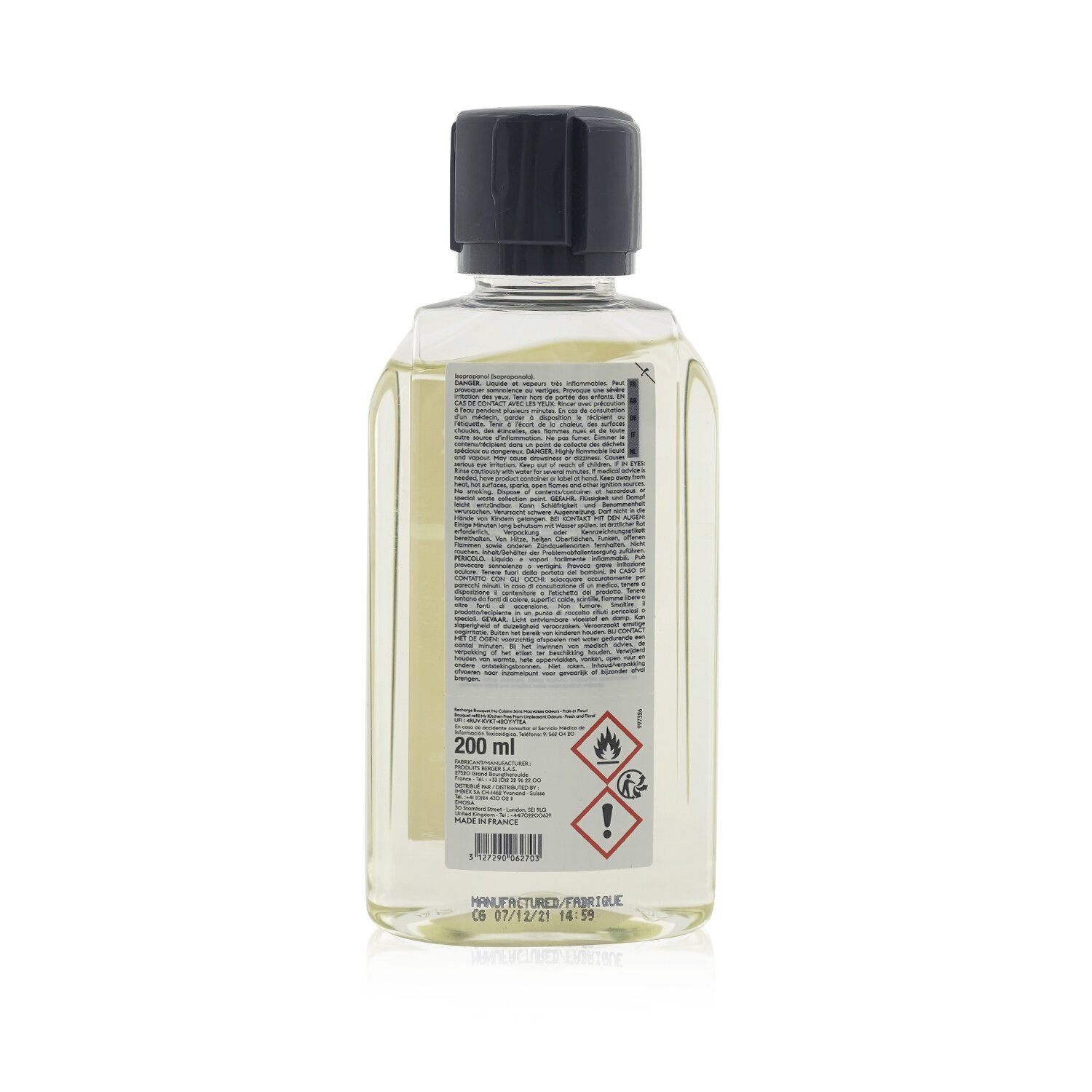 Lampe Berger (Maison Berger Paris) Functional Bouquet Refill - My Kitchen Free from Unpleasant Odours (Fresh & Floral) 200ml