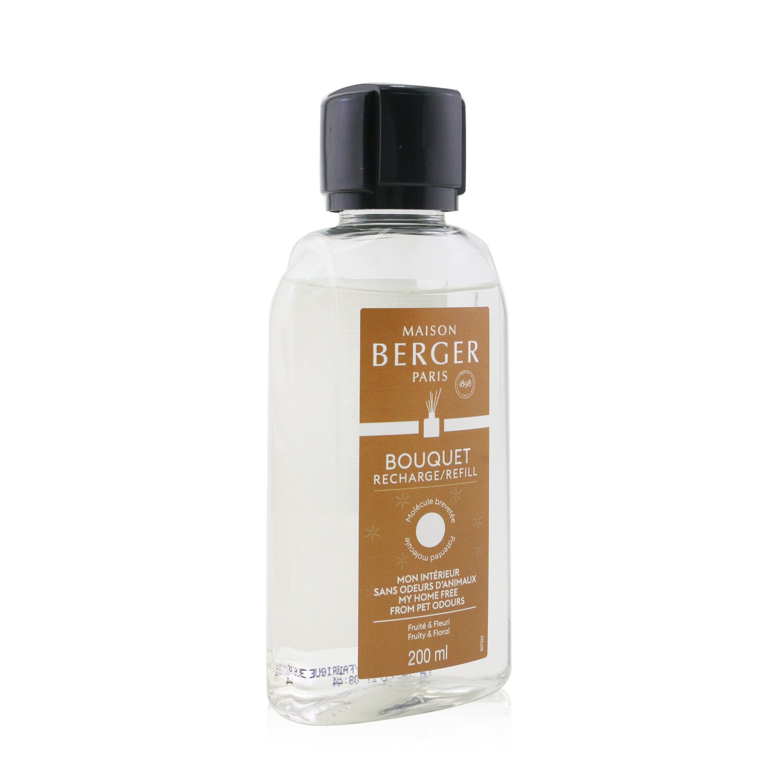 Lampe Berger (Maison Berger Paris) Functional Bouquet Refill - My Home Free from Pet Odours (Fruity & Floral) 200ml