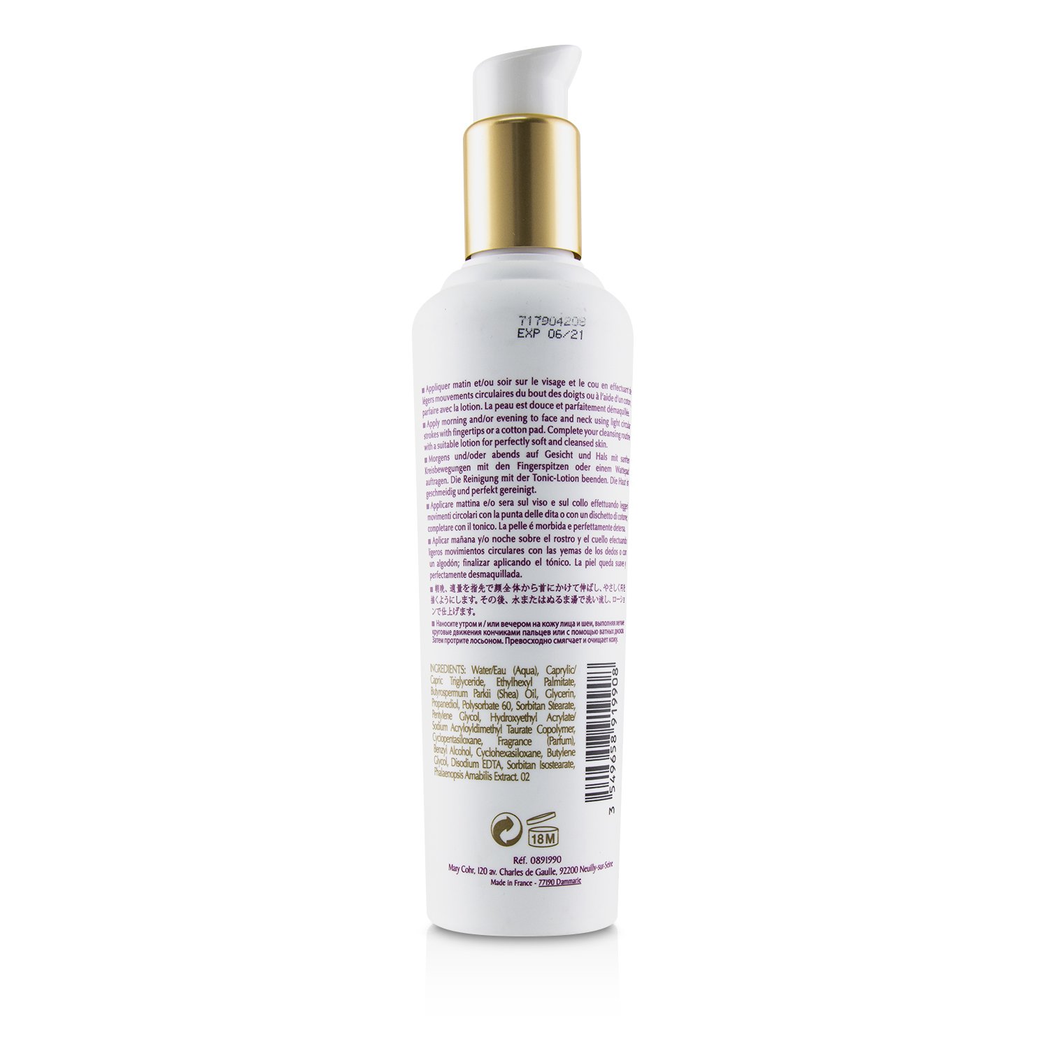 Mary Cohr Soothing Cleansing Milk - For All Skin Types 200ml/5.9oz