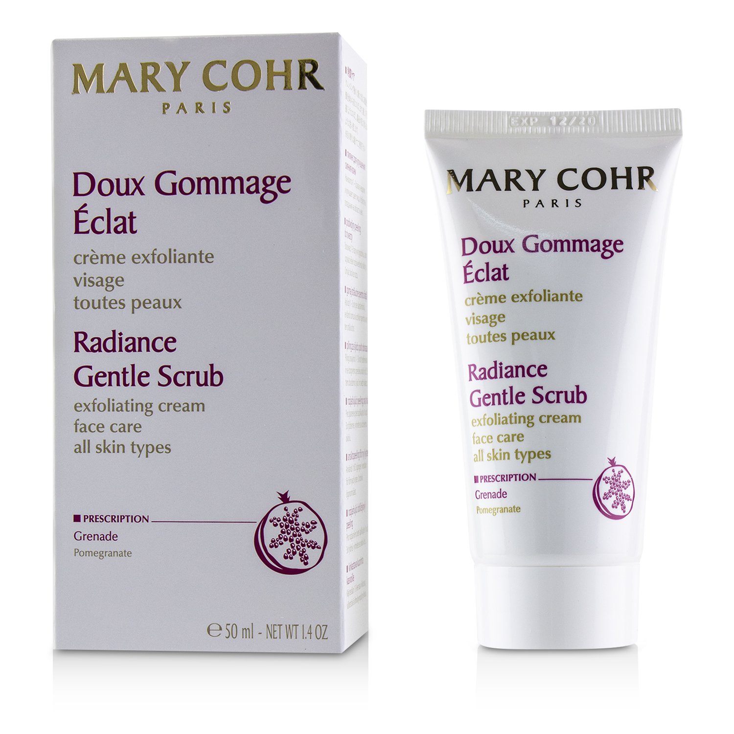Mary Cohr Radiance Gentle Scrub Exfoliating Cream - For All Skin Types 50ml/1.4oz