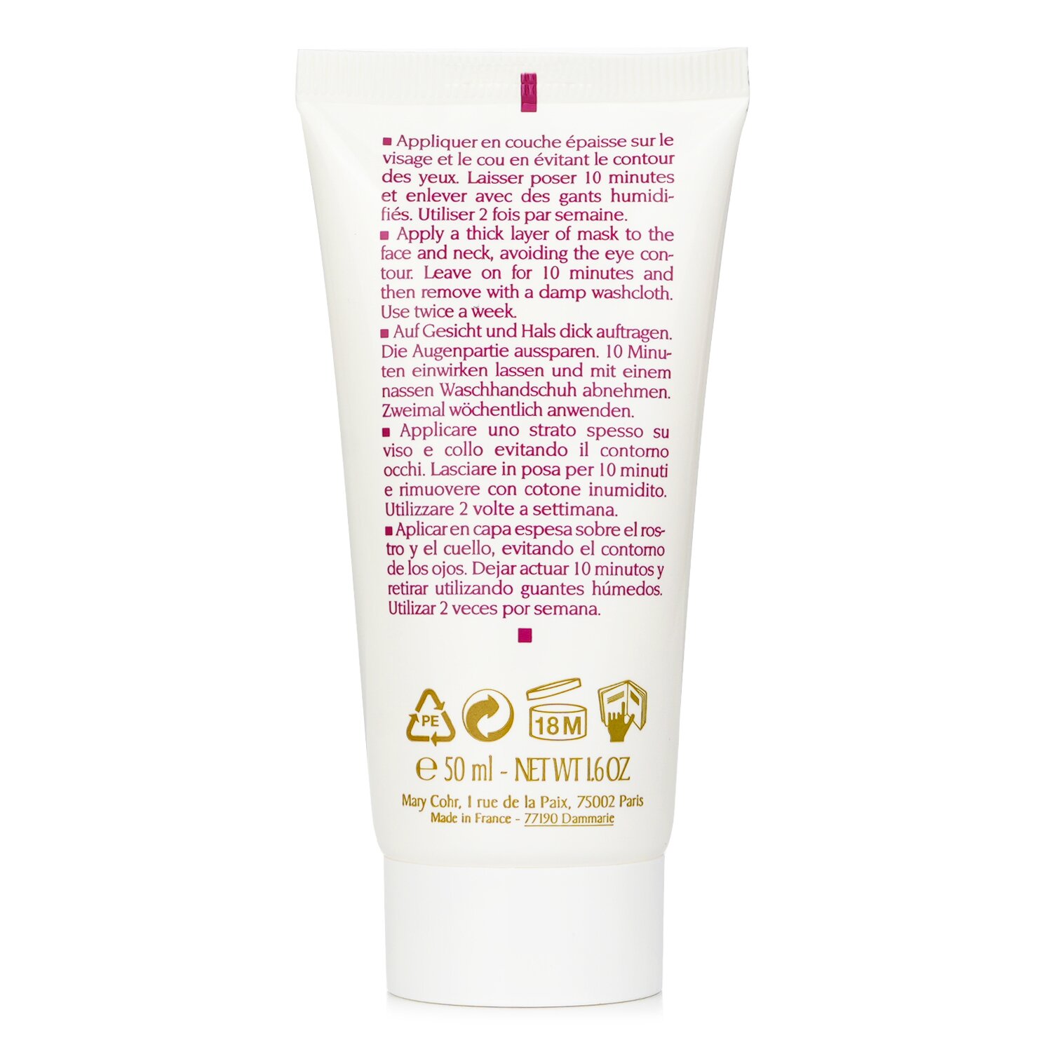 Mary Cohr NutriZen Comfort Recovery Essences Mask 50ml/1.6oz
