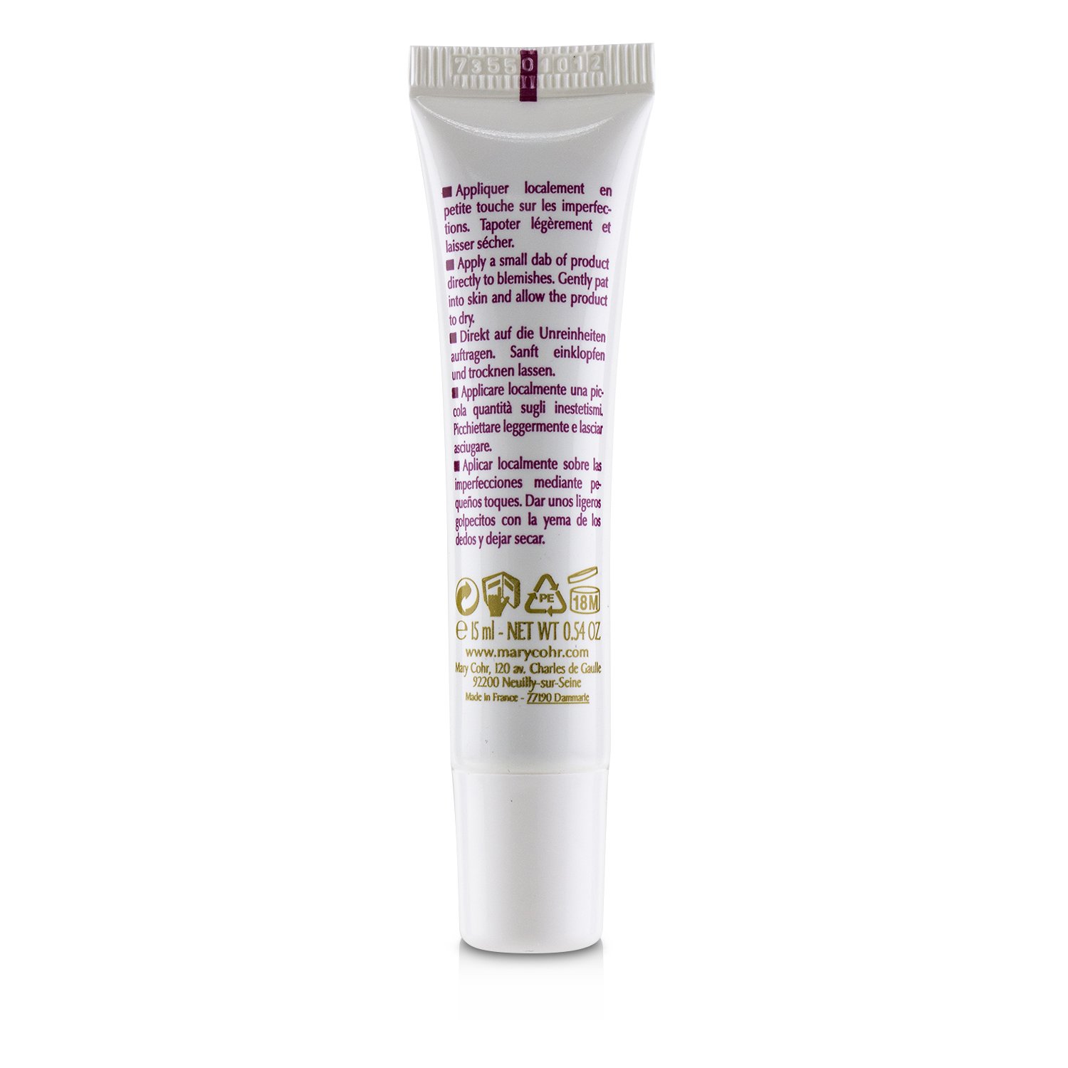 Mary Cohr Stop Imperfections Cover Touch 15ml/0.54oz