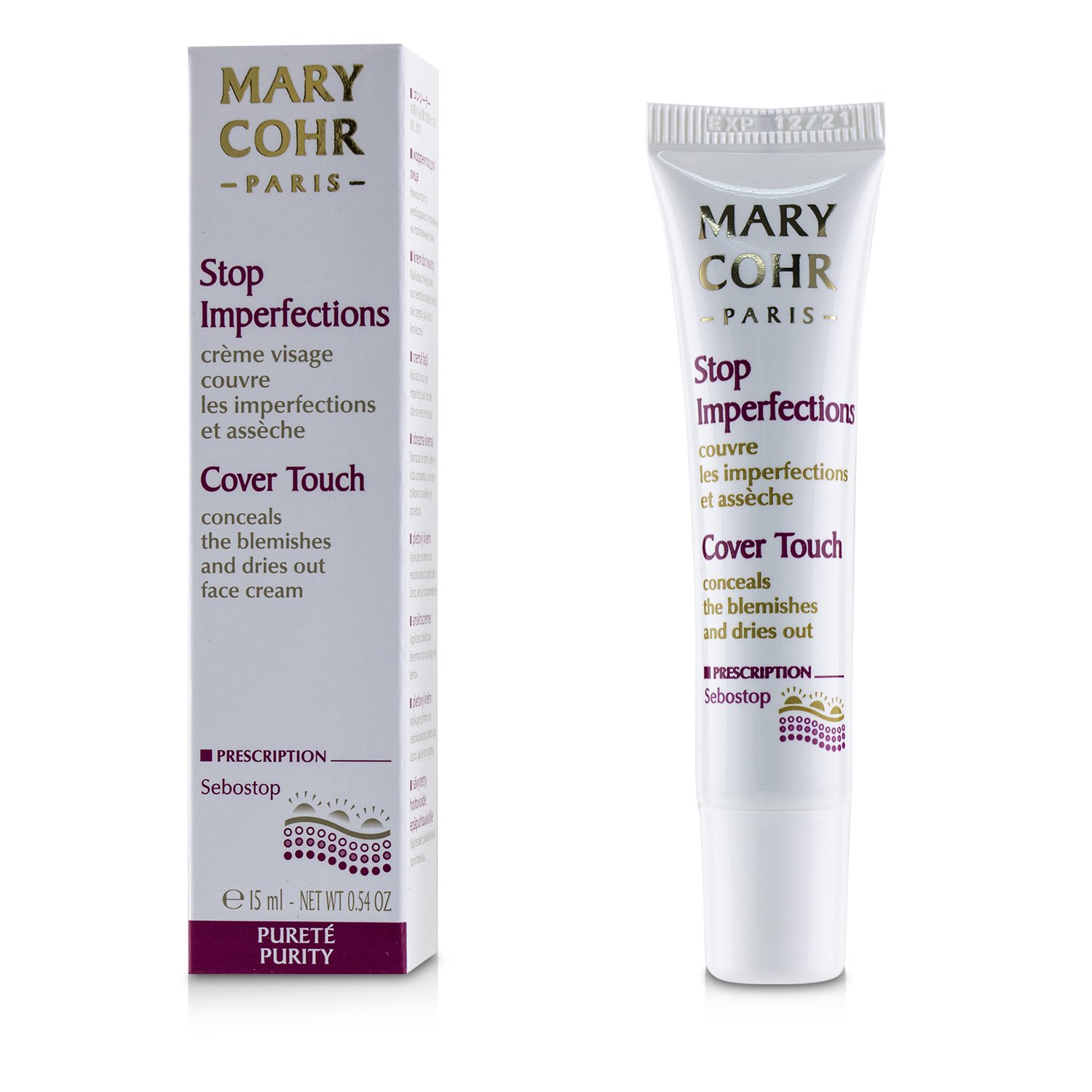 Mary Cohr Stop Imperfections Cover Touch 15ml/0.54oz