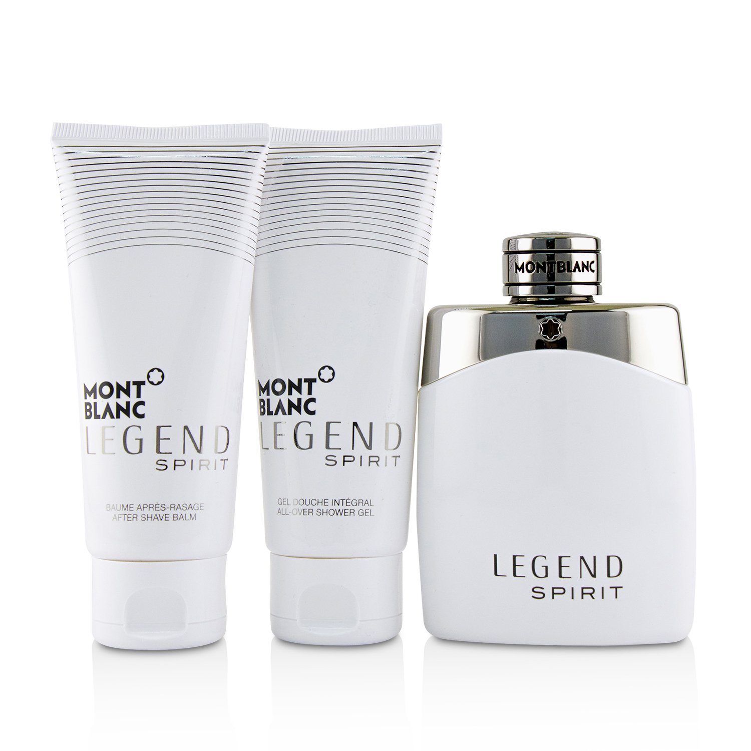 Montblanc 萬寶龍  傳奇白朗峰香水套裝: 淡香水噴霧 100ml/3.3oz + 鬚後膏 100ml/3.3oz + 洗髮沐浴露 100ml/3.3oz 3pcs