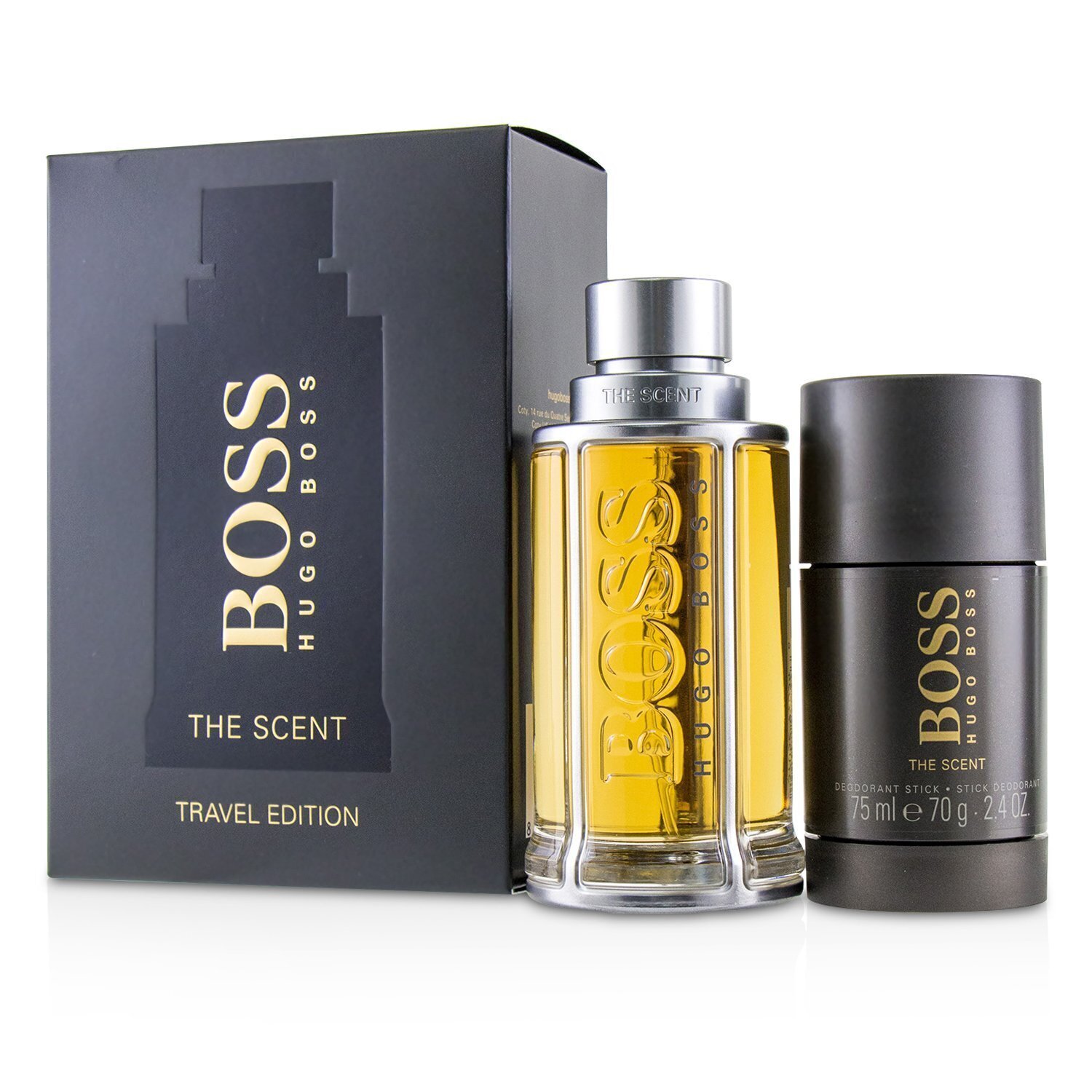 Hugo Boss The Scent Coffret: Eau De Toilette Spray 100ml/3.3oz + Deodorant Stick 75ml/2.4oz 2pcs