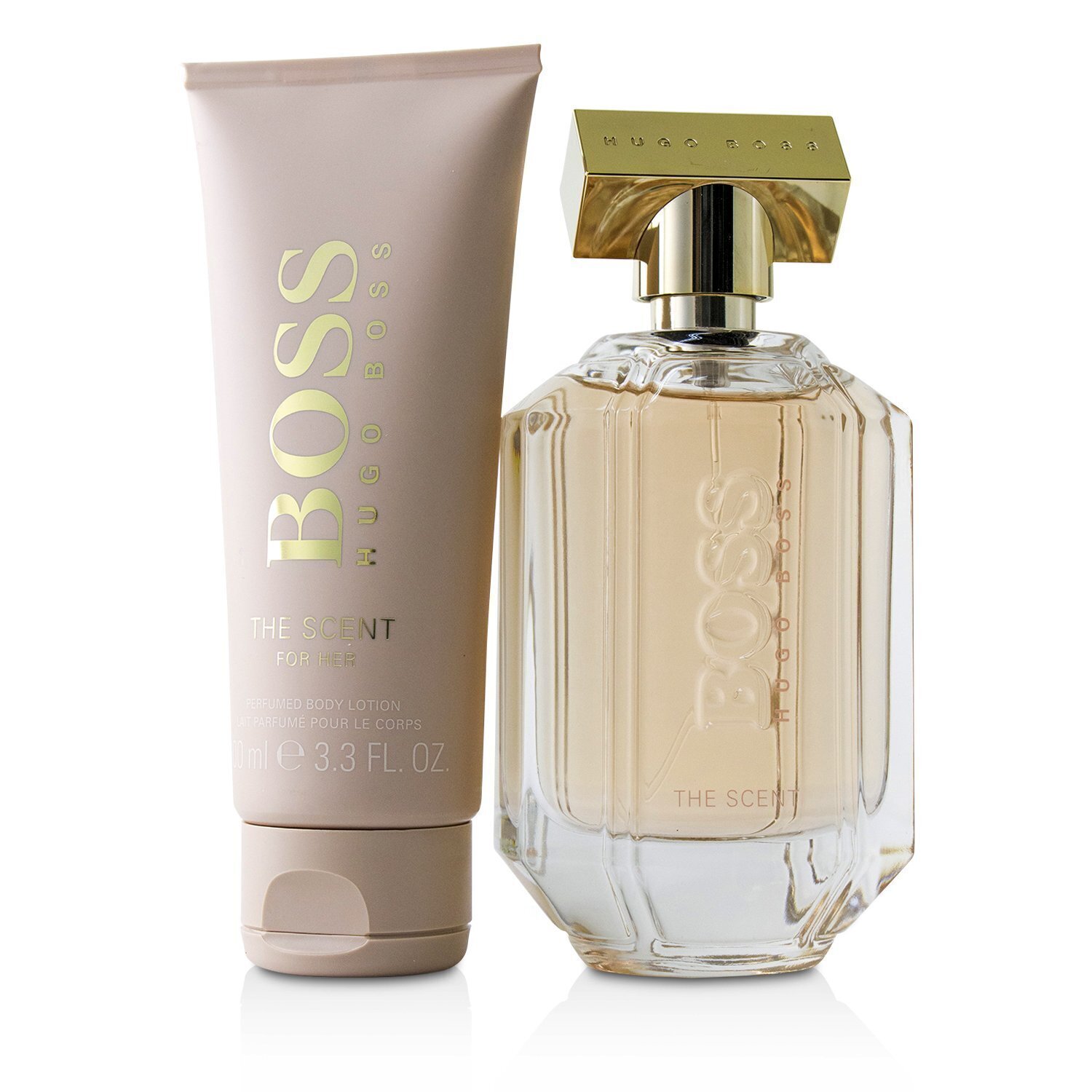 Hugo Boss The Scent For Her Coffret: Eau De Parfum Spray 100ml/3.3oz + Perfumed Body Lotion 100ml/3.3oz 2pcs