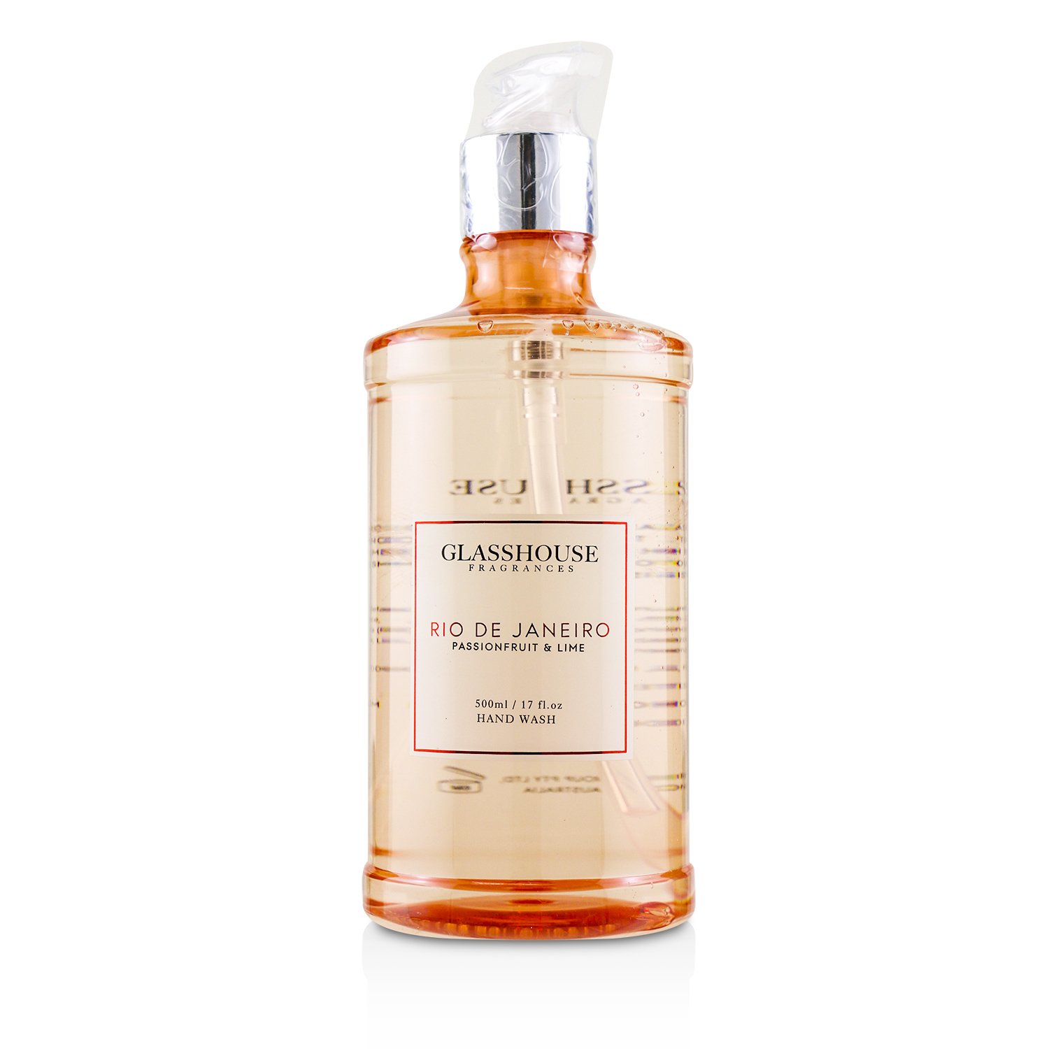 Glasshouse Hand Wash - Rio De Janeiro (Passionfruit & Lime) 500ml/17oz