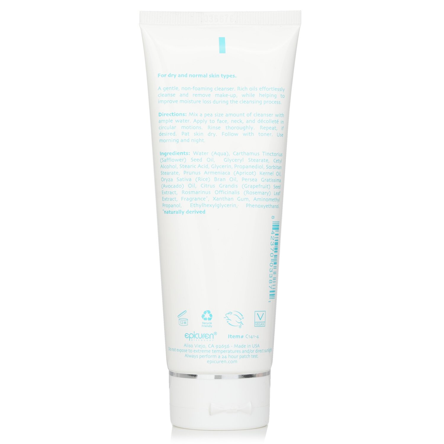 Epicuren Apricot Cream Cleanser - For Dry & Normal Skin Types 125ml/4oz