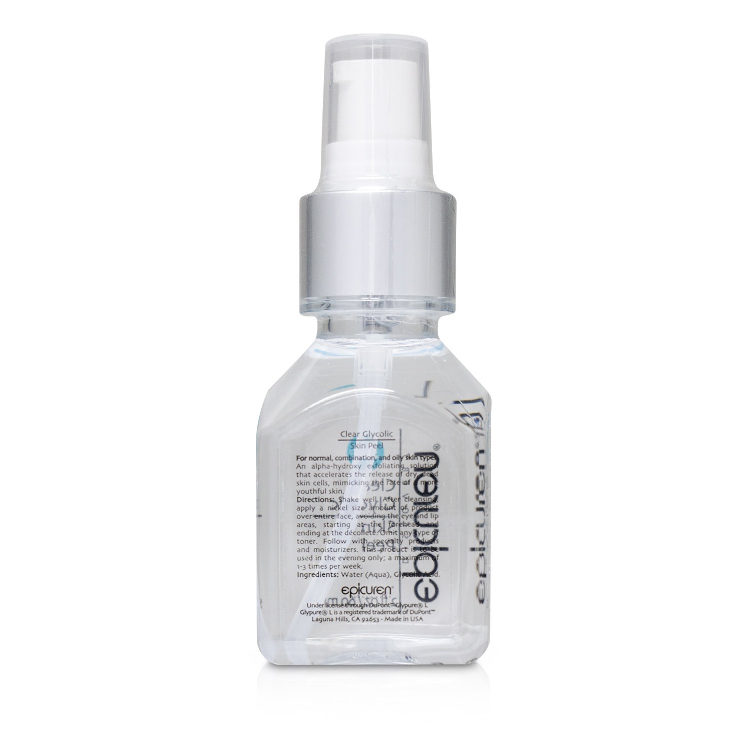 Epicuren Clear Glycolic Skin Peel 5% - For Normal, Combination & Oily Skin Types 60ml/2oz