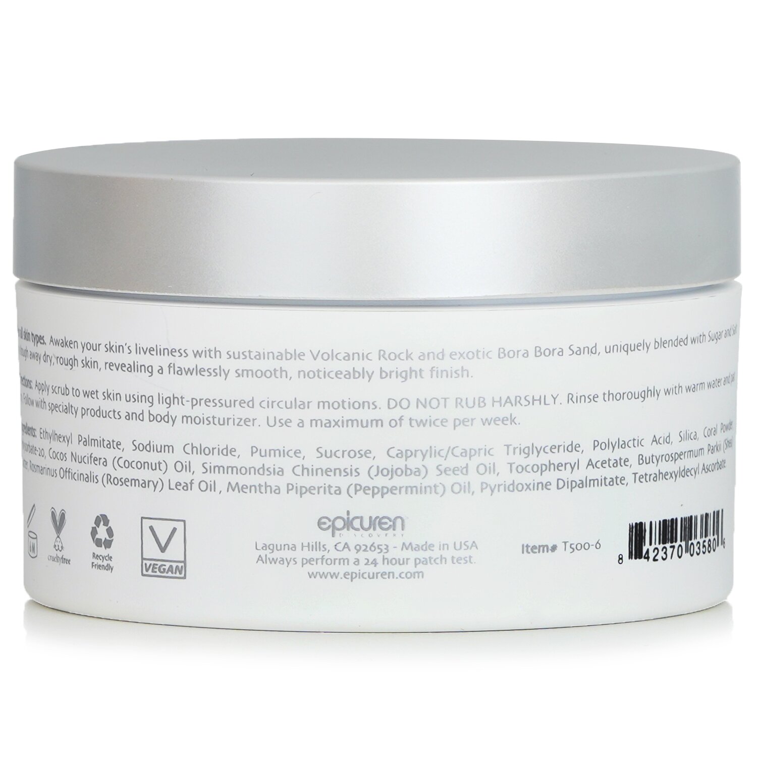Epicuren Mint Renewal White Sand Body Polish 190g/6.7oz