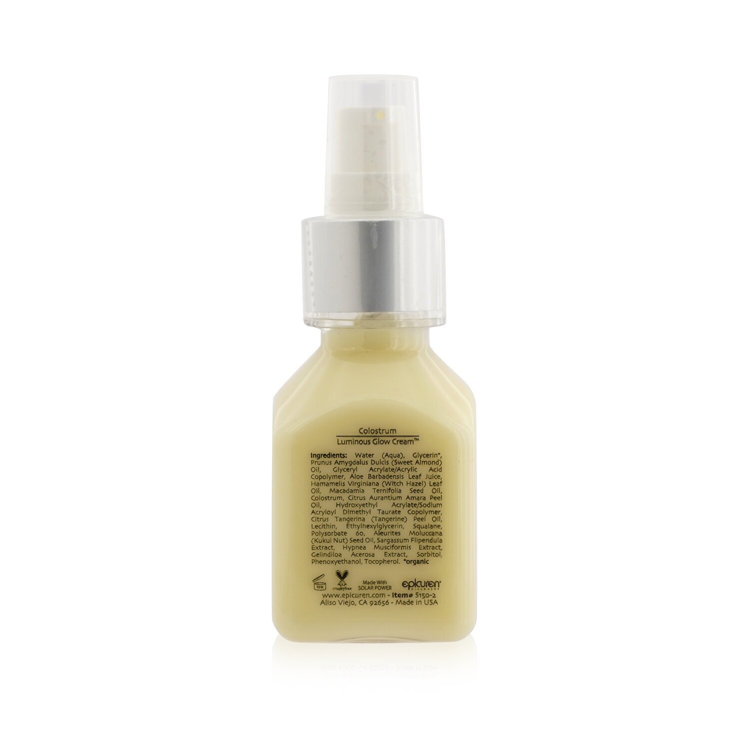 Epicuren Colostrum Crema Brillo Luminoso - Para Tipos de Piel Seca, Normal & Mixta 60ml/2oz