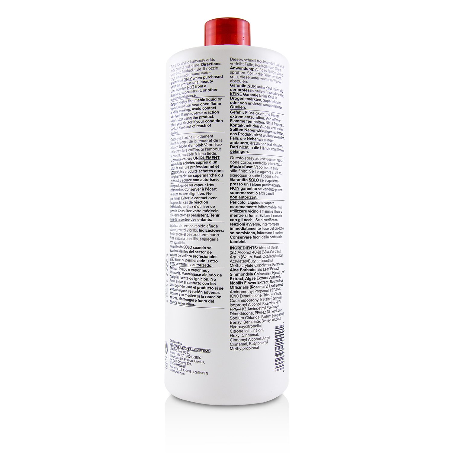 Paul Mitchell Flexible Style Fast Drying Sculpting Spray (Touchable Hold - Working Spray) 1000ml/33.8oz