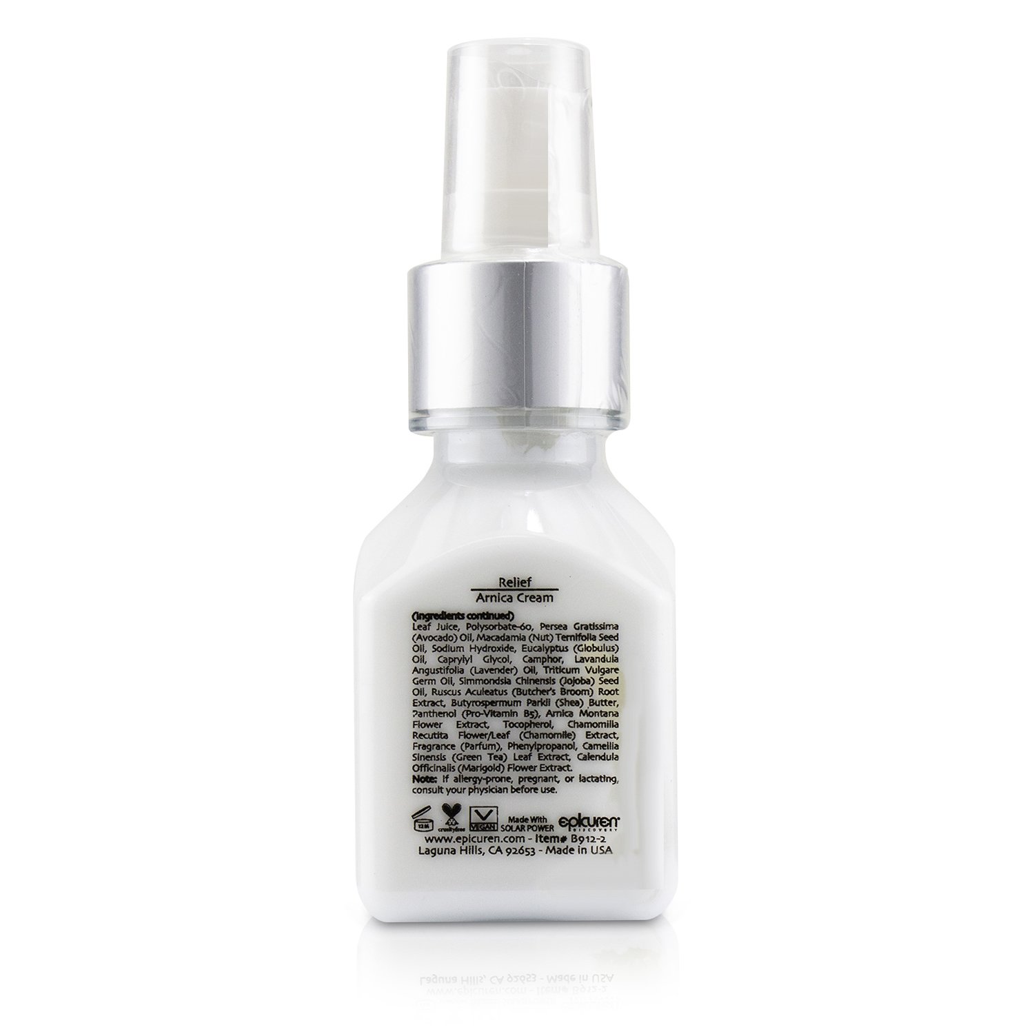 Epicuren Crema Aliviante de Árnica 60ml/2oz