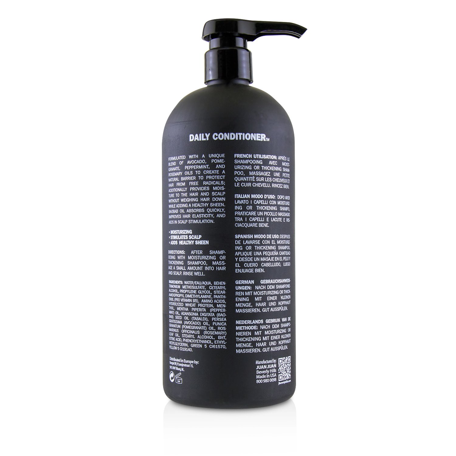 J Beverly Hills Ежедневный Кондиционер для Мужчин 1000ml/32oz