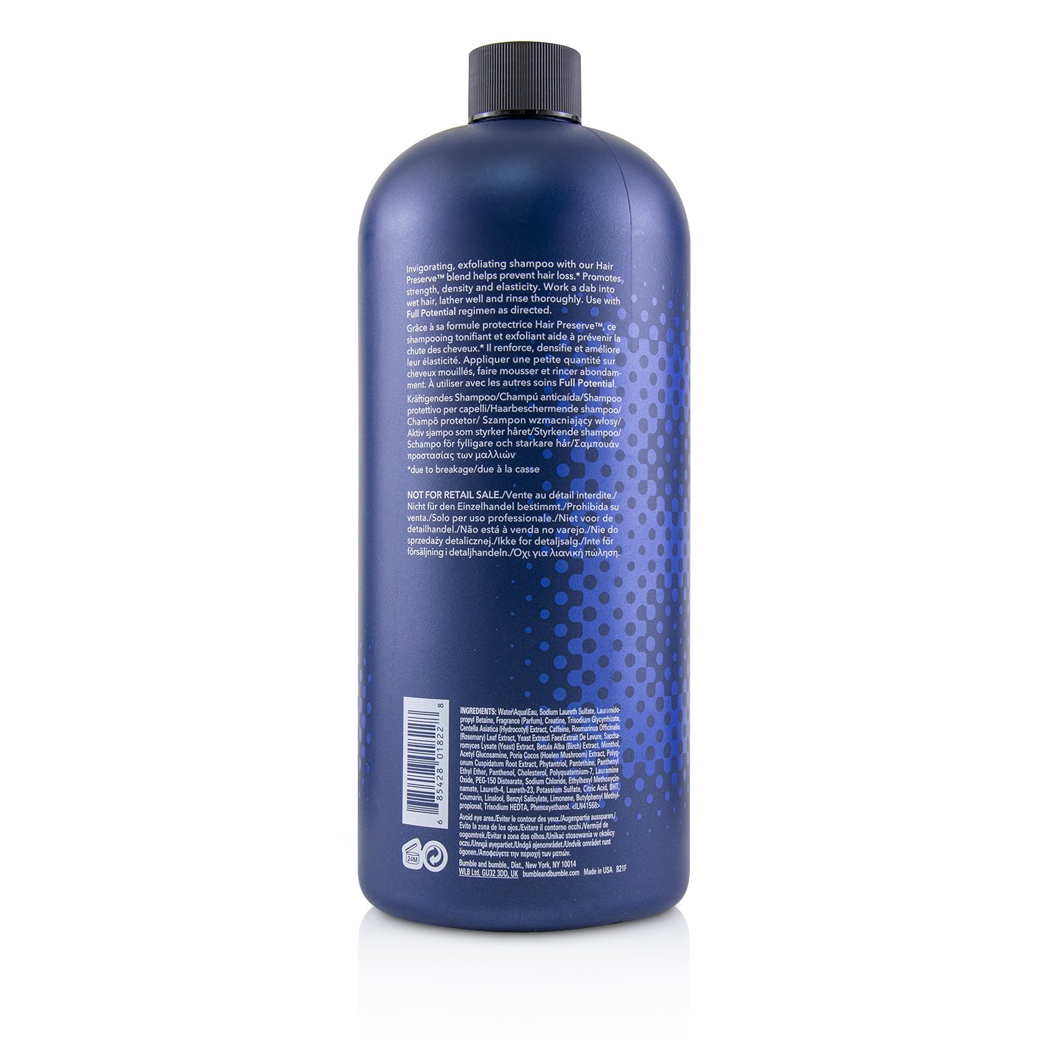 Bumble and Bumble Bb. Full Potential Hair Preserving Shampoo (Salon Product) 1000ml/33.8oz