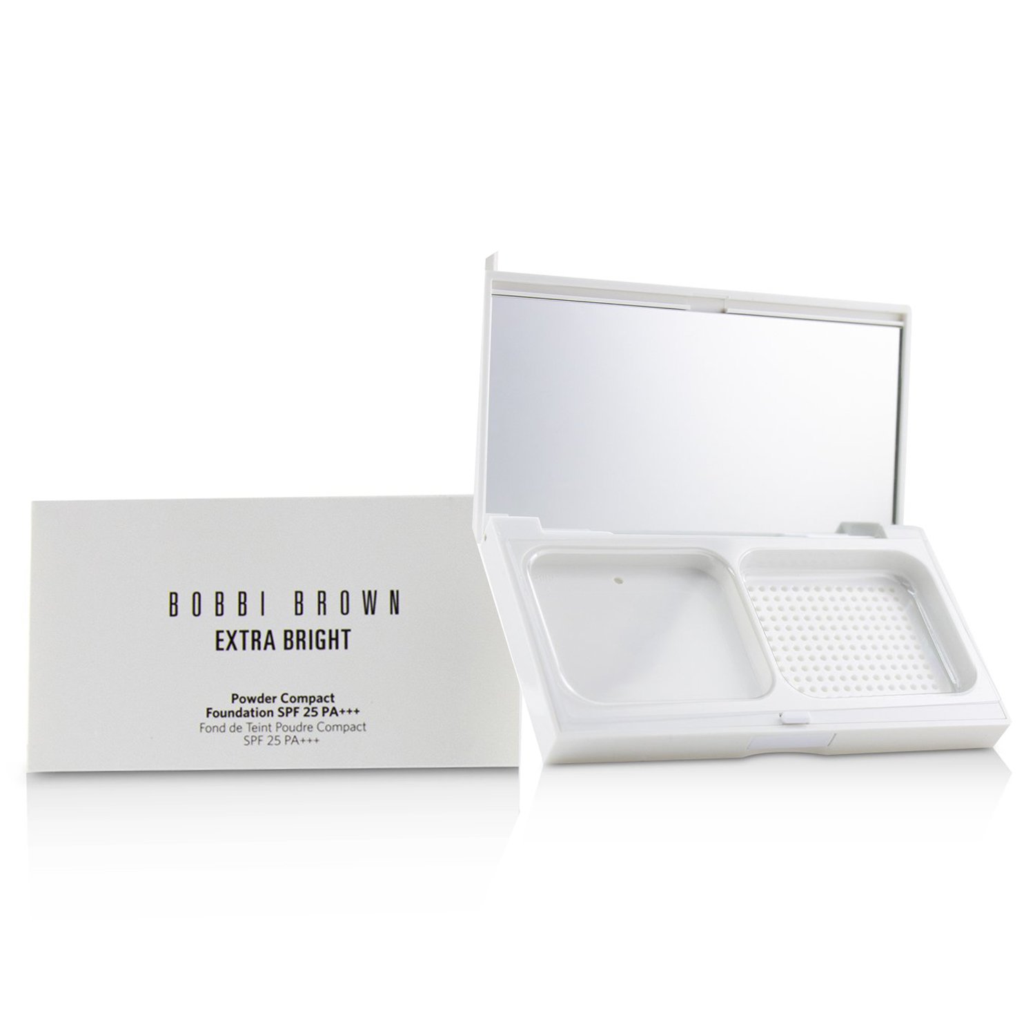 Bobbi Brown Extra Bright Powder Compact Foundation SPF 25 Refillable Empty Compact Picture Color