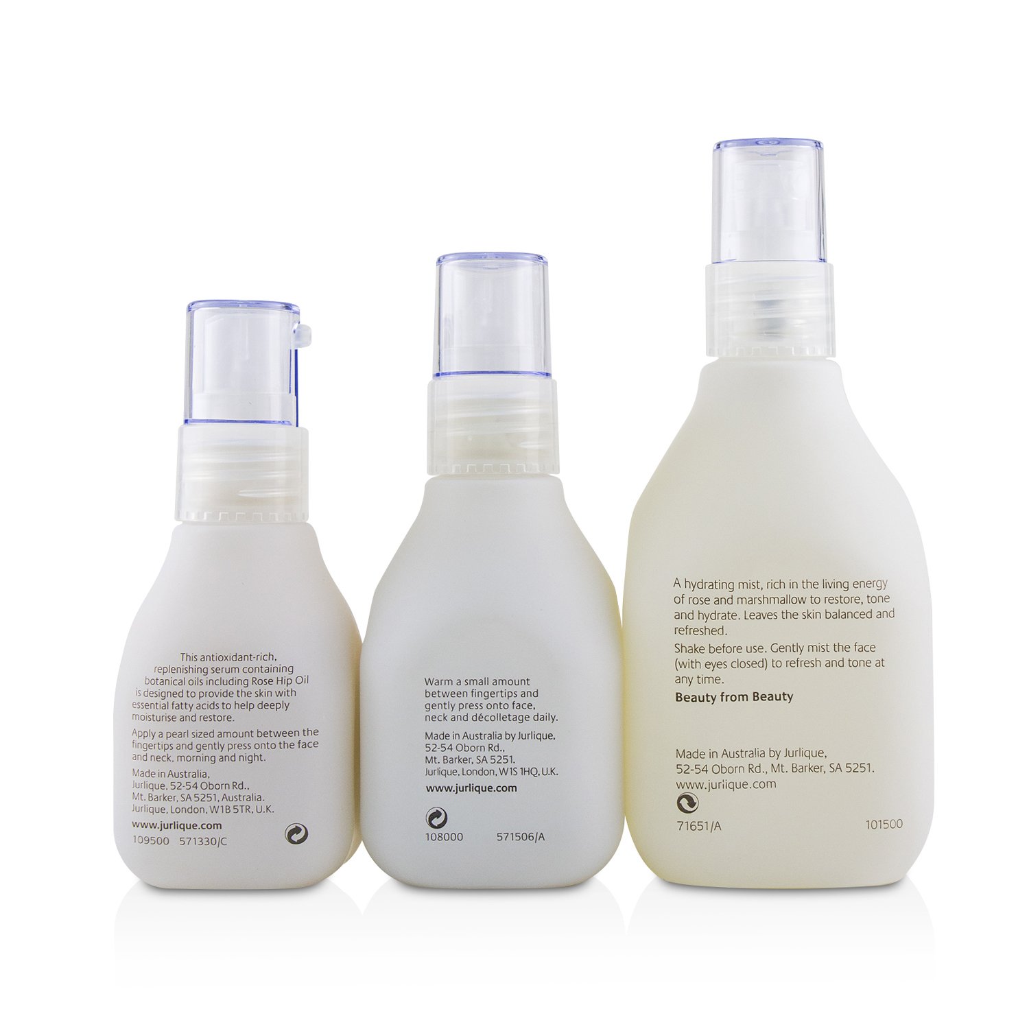 Jurlique Zestaw Rose Hydration Kit: Rosewater Mist + Moisture Plus Moisturising Lotion + Moisture Plus Daily Moisture Balancing Serum 3pcs