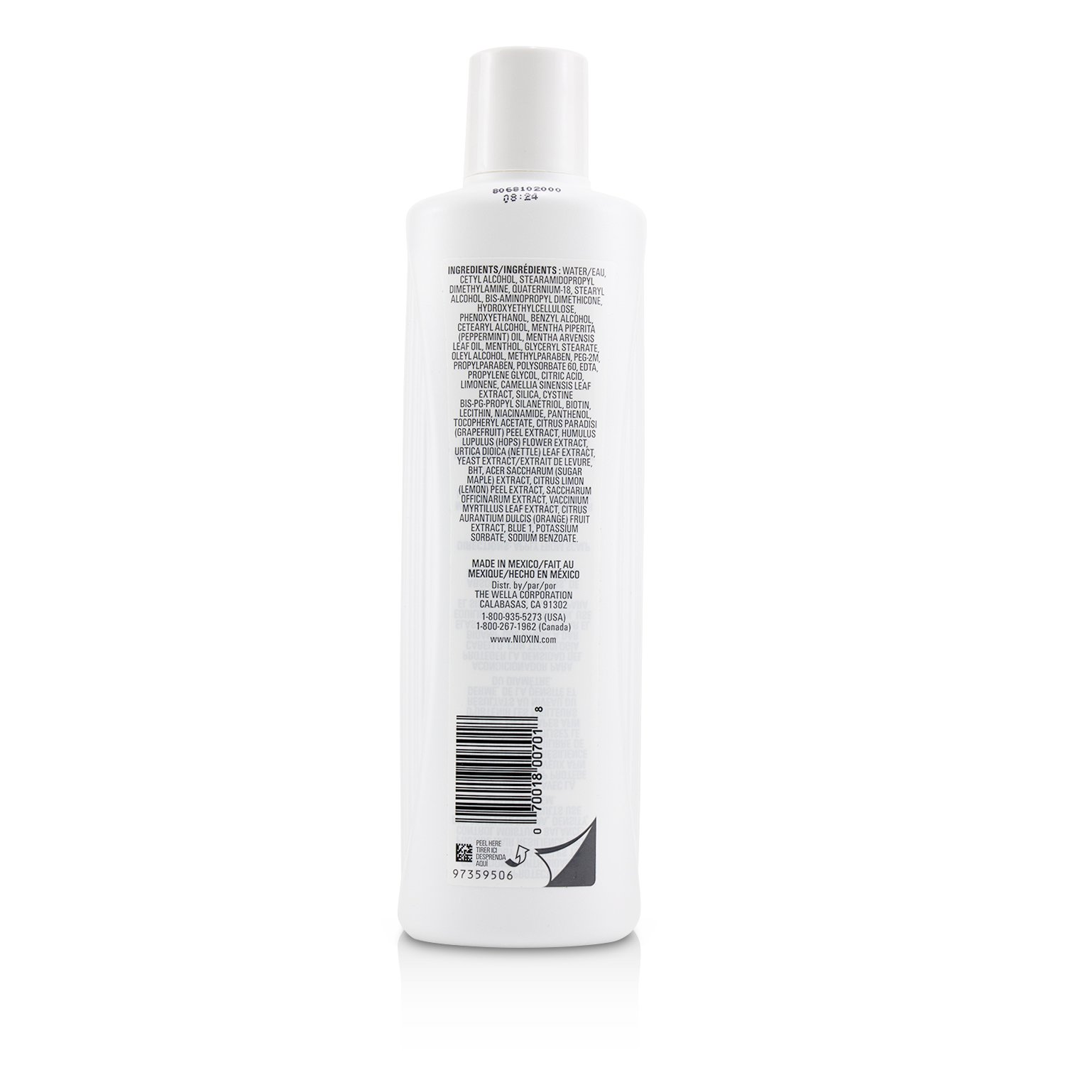 Nioxin Density System 1 Scalp Therapy Conditioner (Natural Hair, Light Thinning) 300ml/10.1oz