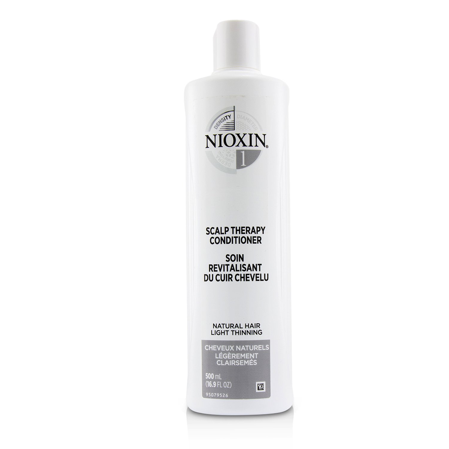 Nioxin Density System 1 Scalp Therapy Conditioner (Natural Hair, Light Thinning) 500ml/16.9oz