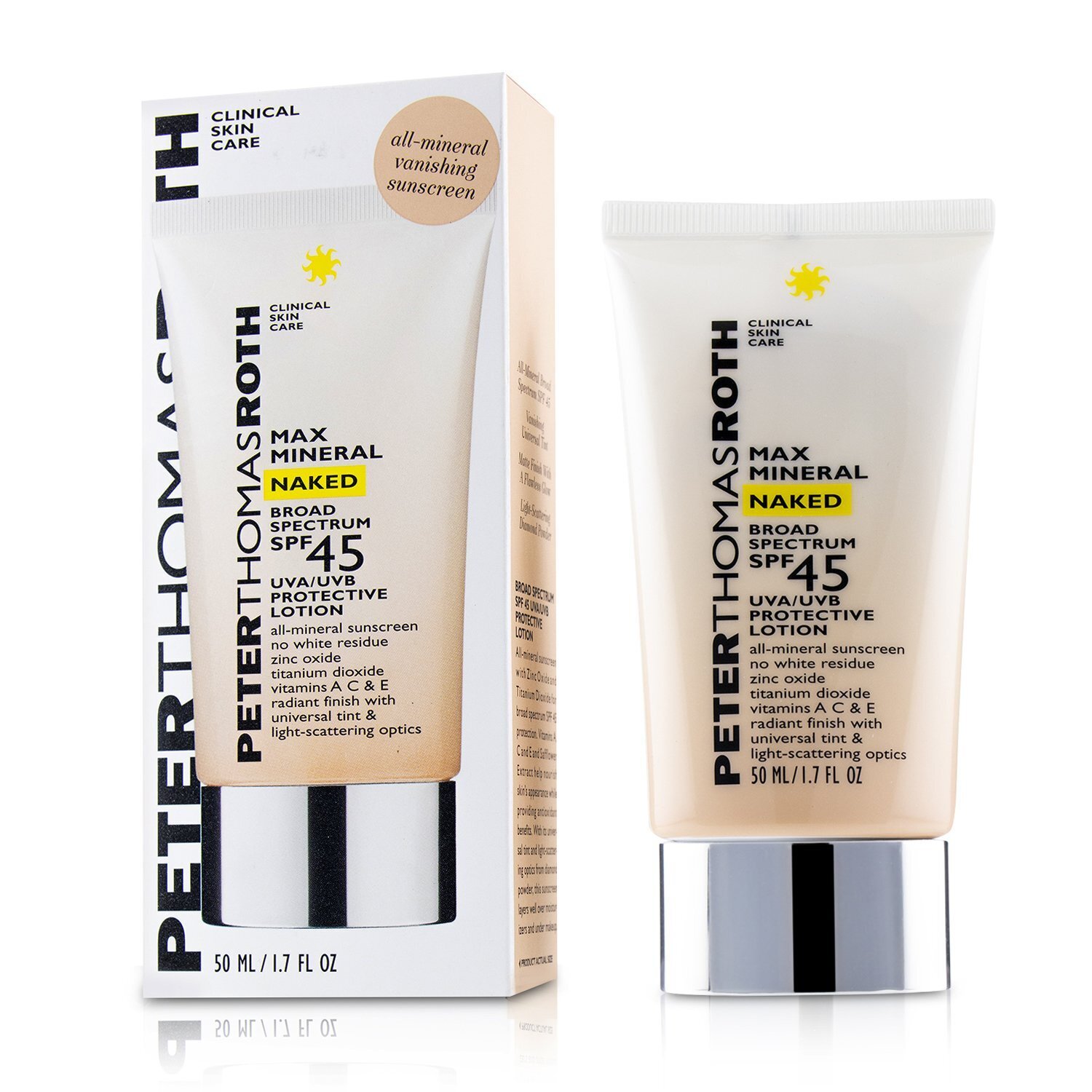 Peter Thomas Roth Max Mineral Naked SPF 45 Loción 50ml/1.7oz