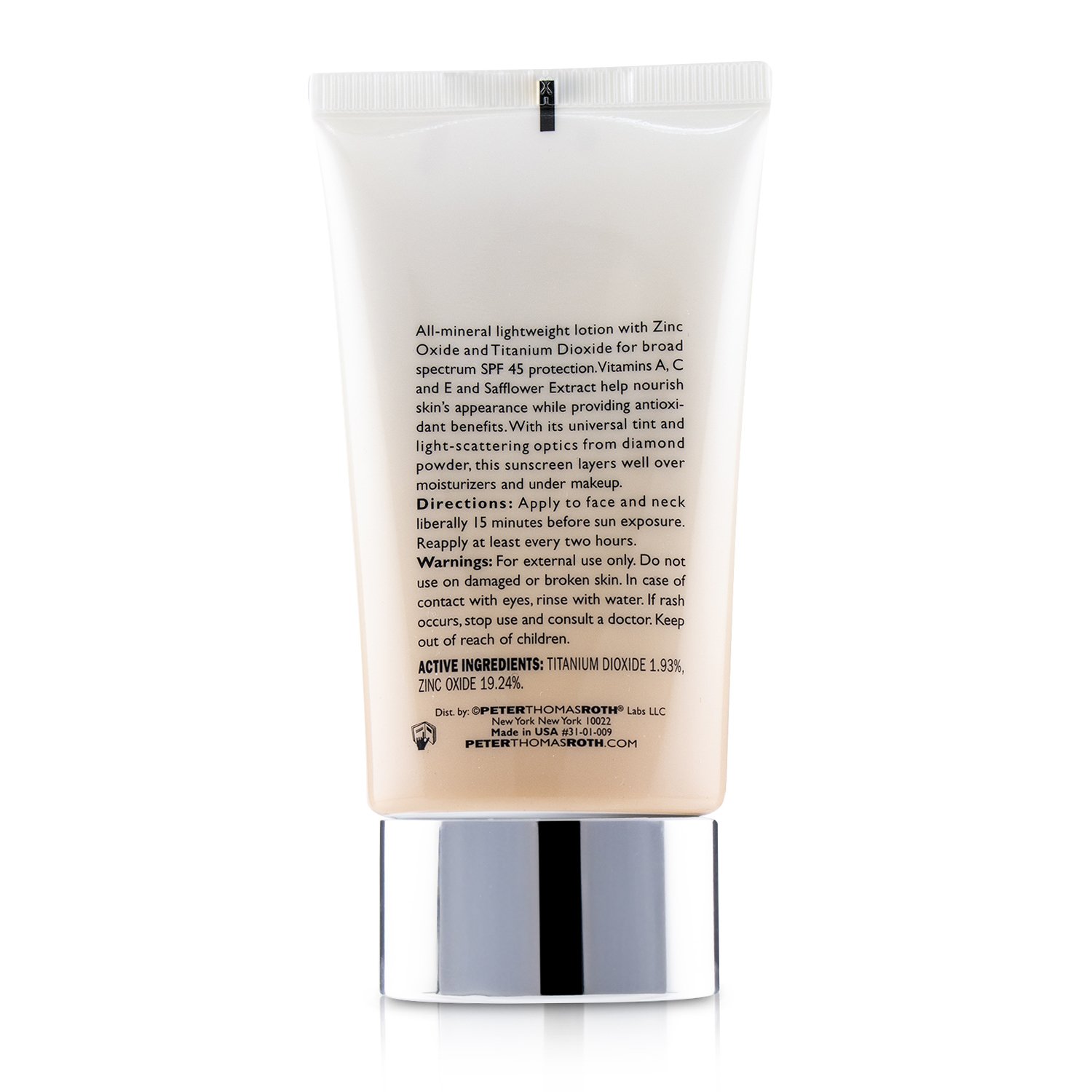 Peter Thomas Roth Max Mineral Naked SPF 45 Loción 50ml/1.7oz